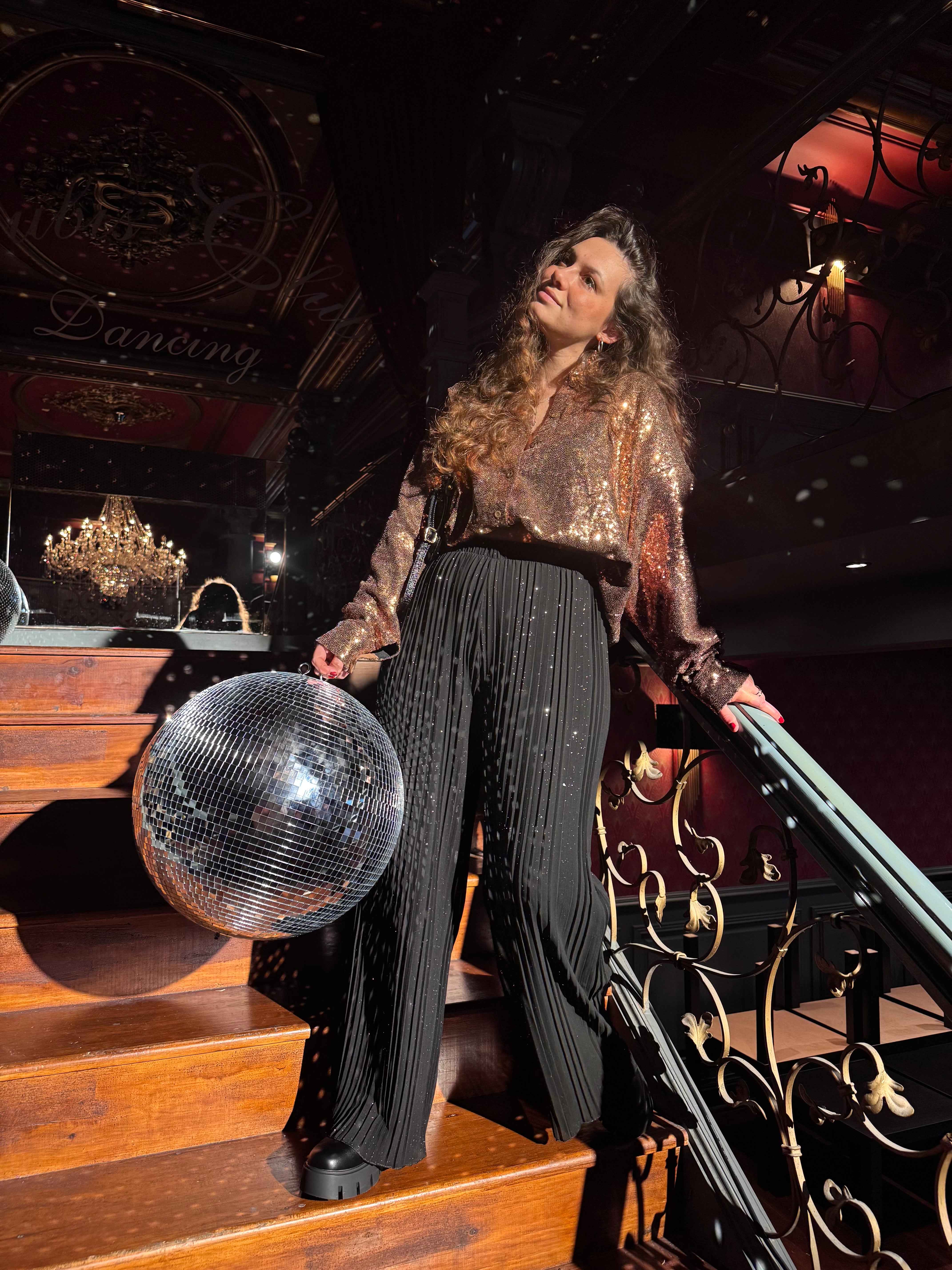 PANTALON LOLA À PAILLETTES