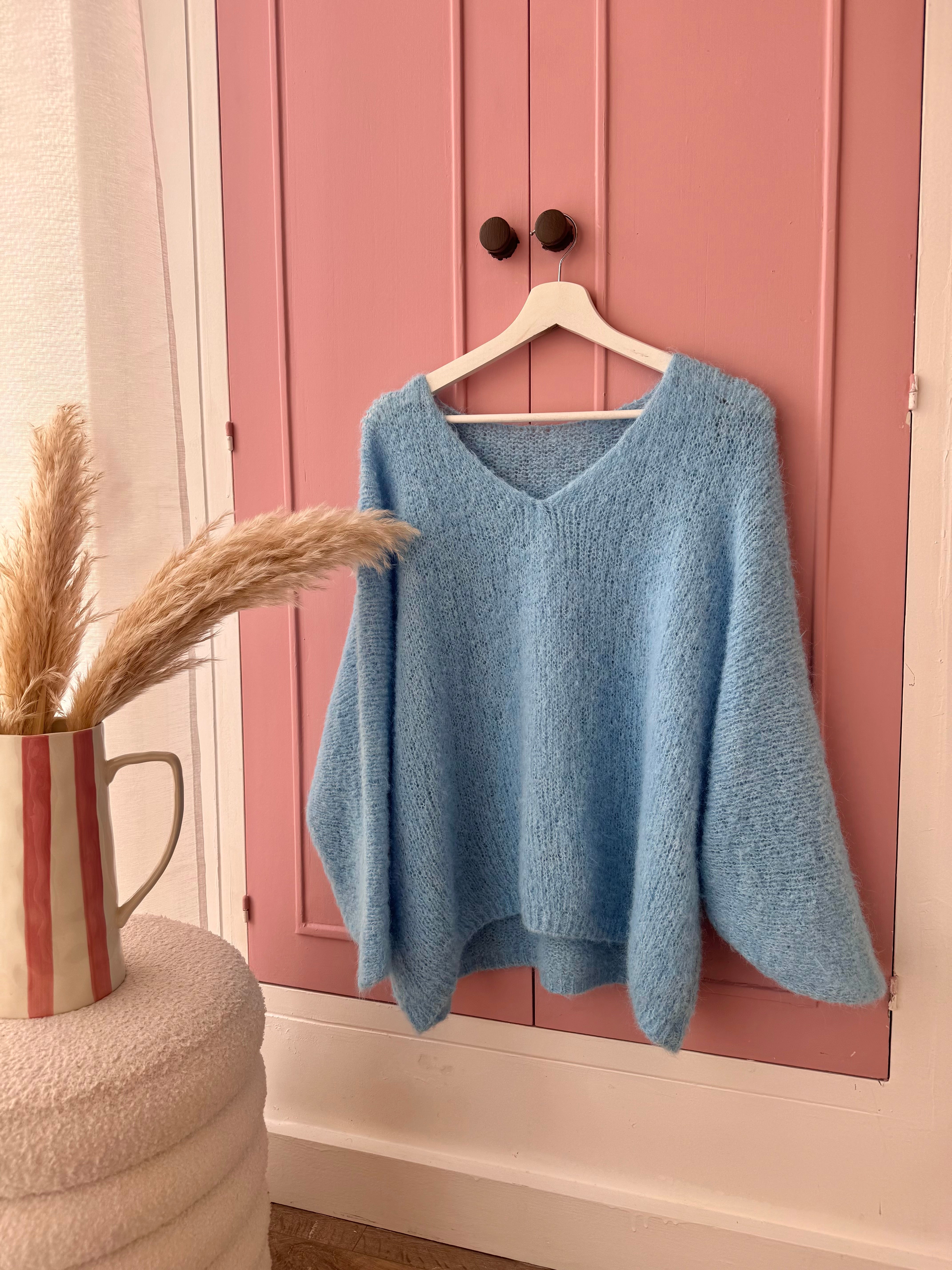 PULL ARIA BLEU CLAIR