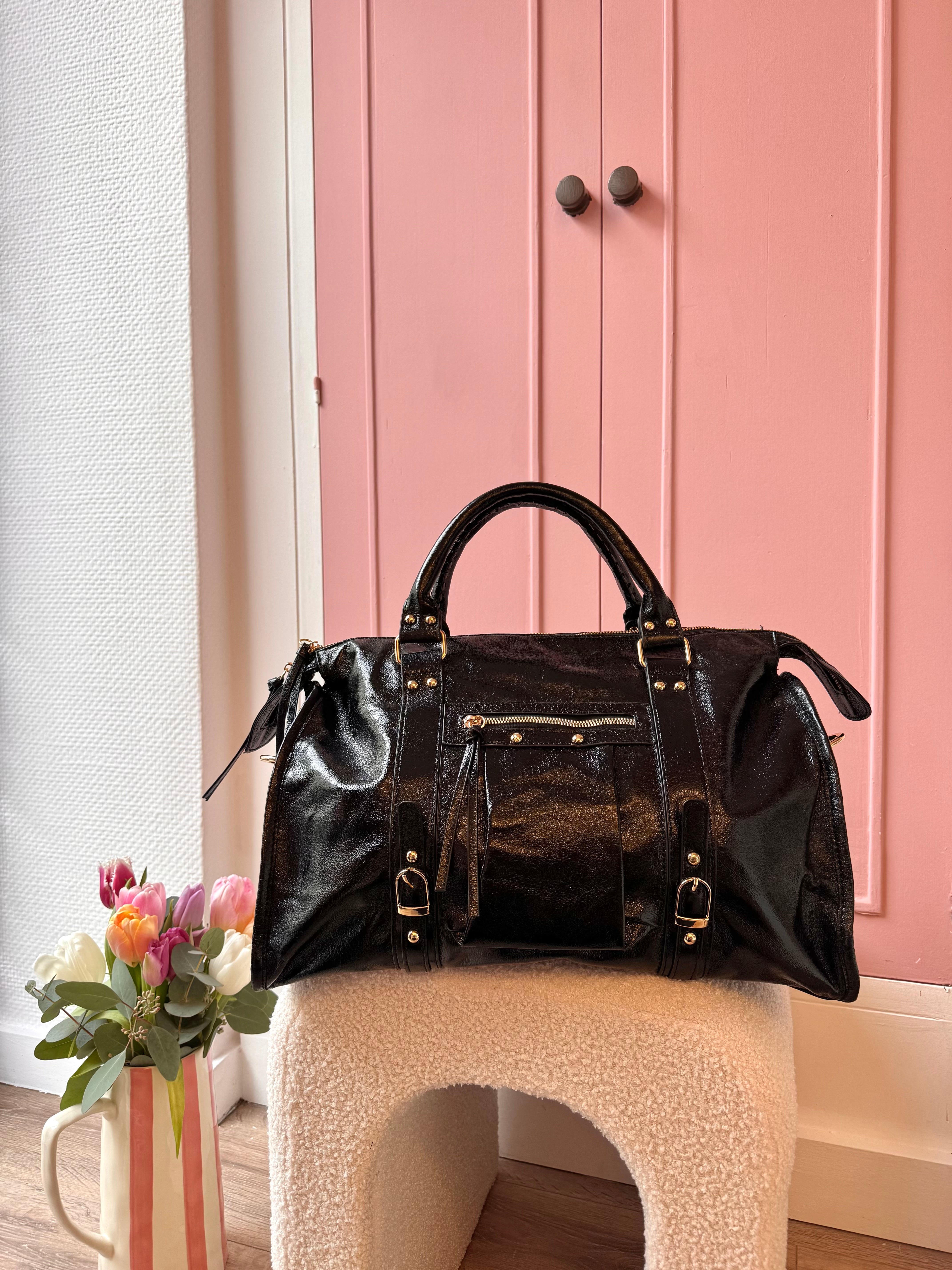 SAC XXL BRILLANT NOIR