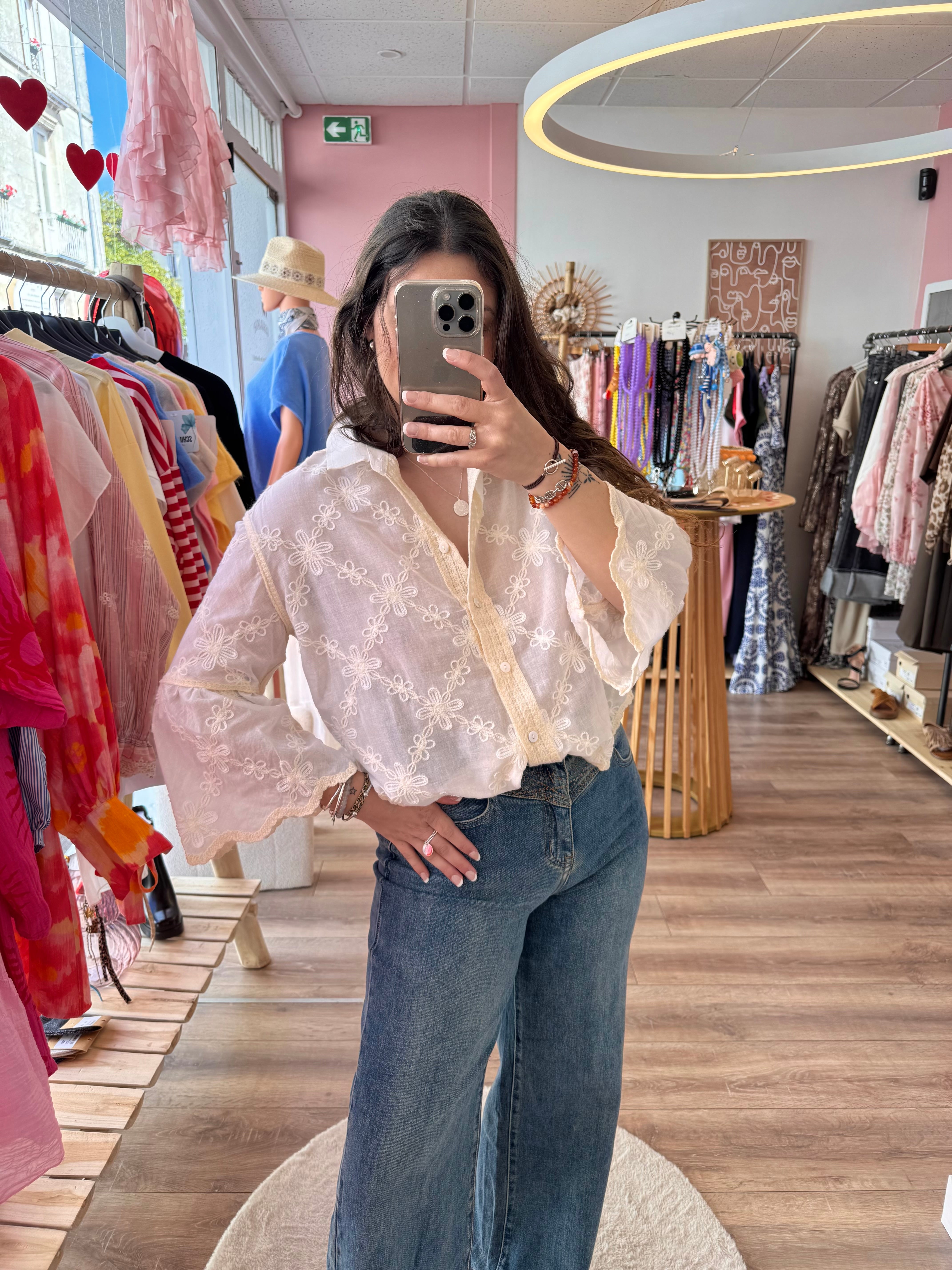 BLOUSE BOHÈME CŒUR