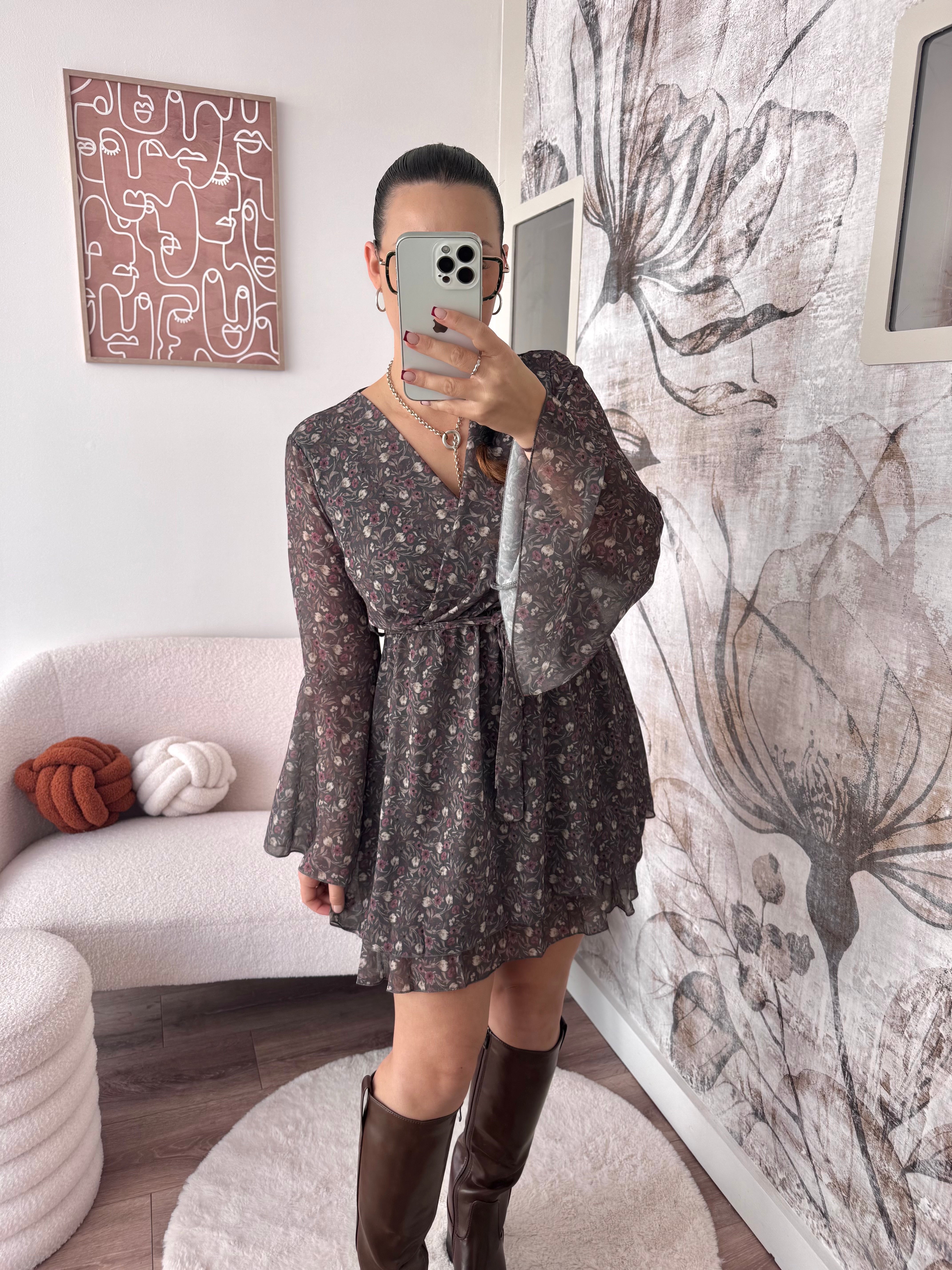 ROBE FLEURIE COURTE