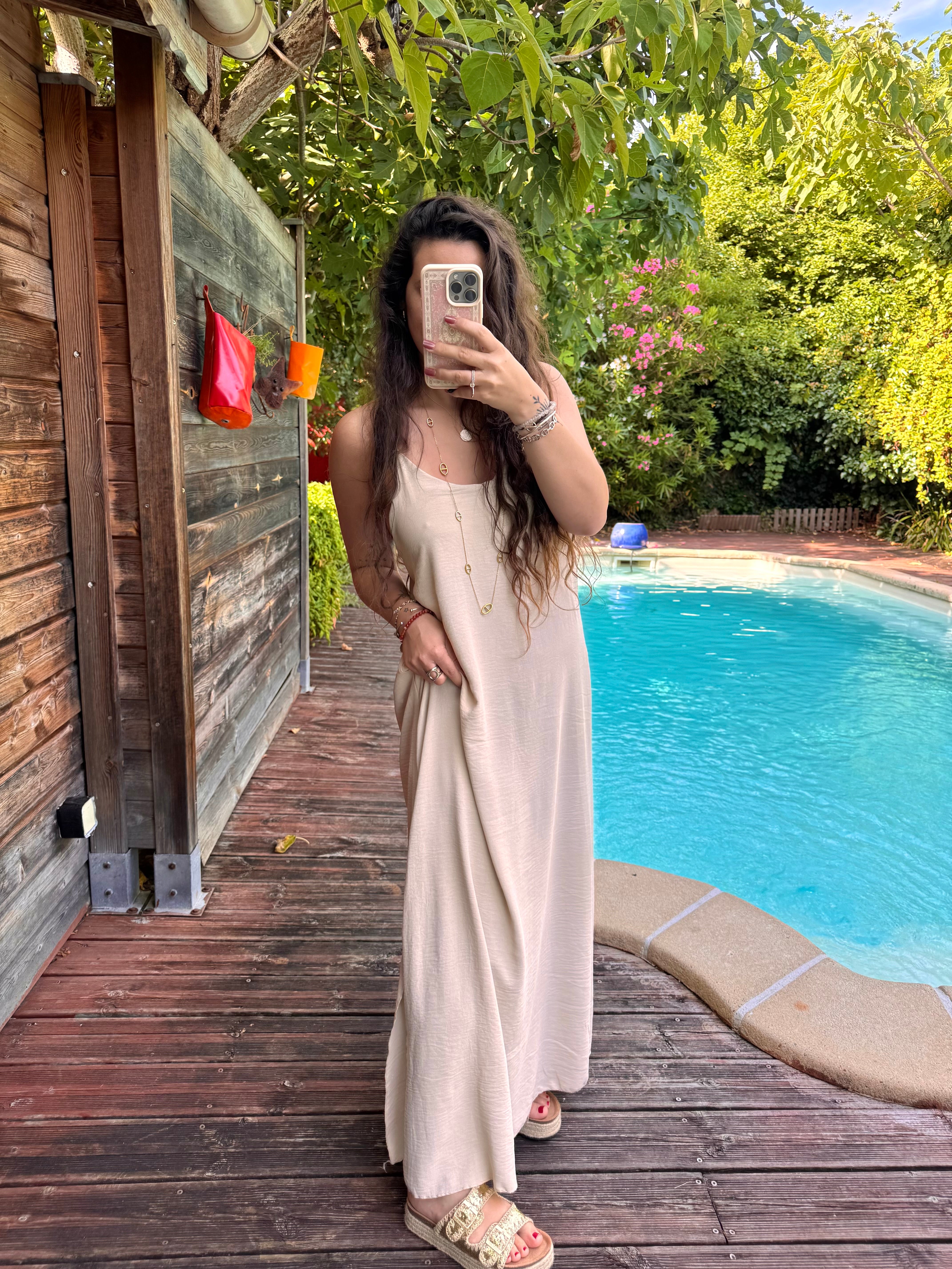 ROBE FLUIDE BEIGE