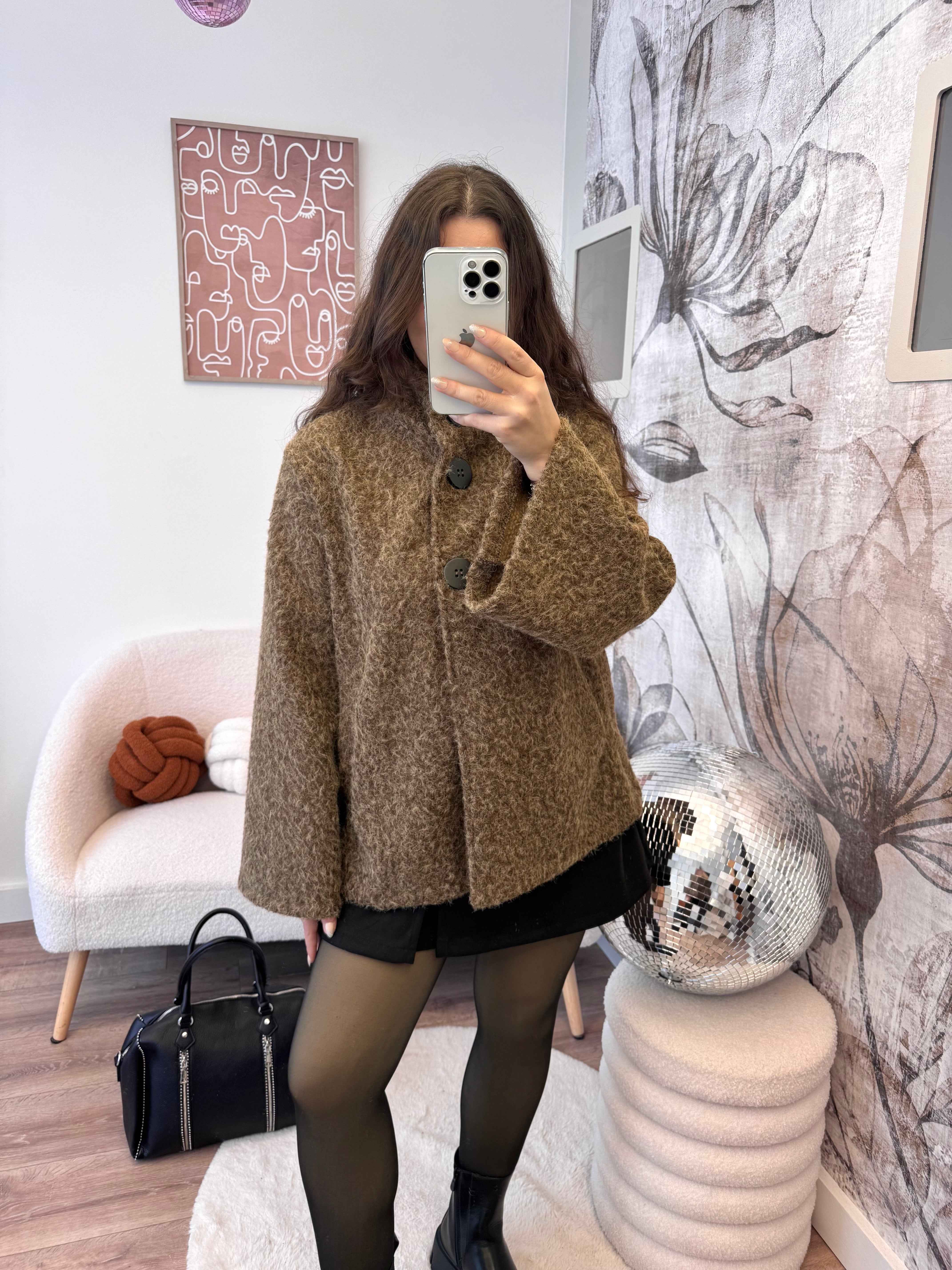 VESTE PALOMA CHOCO 100% COTON