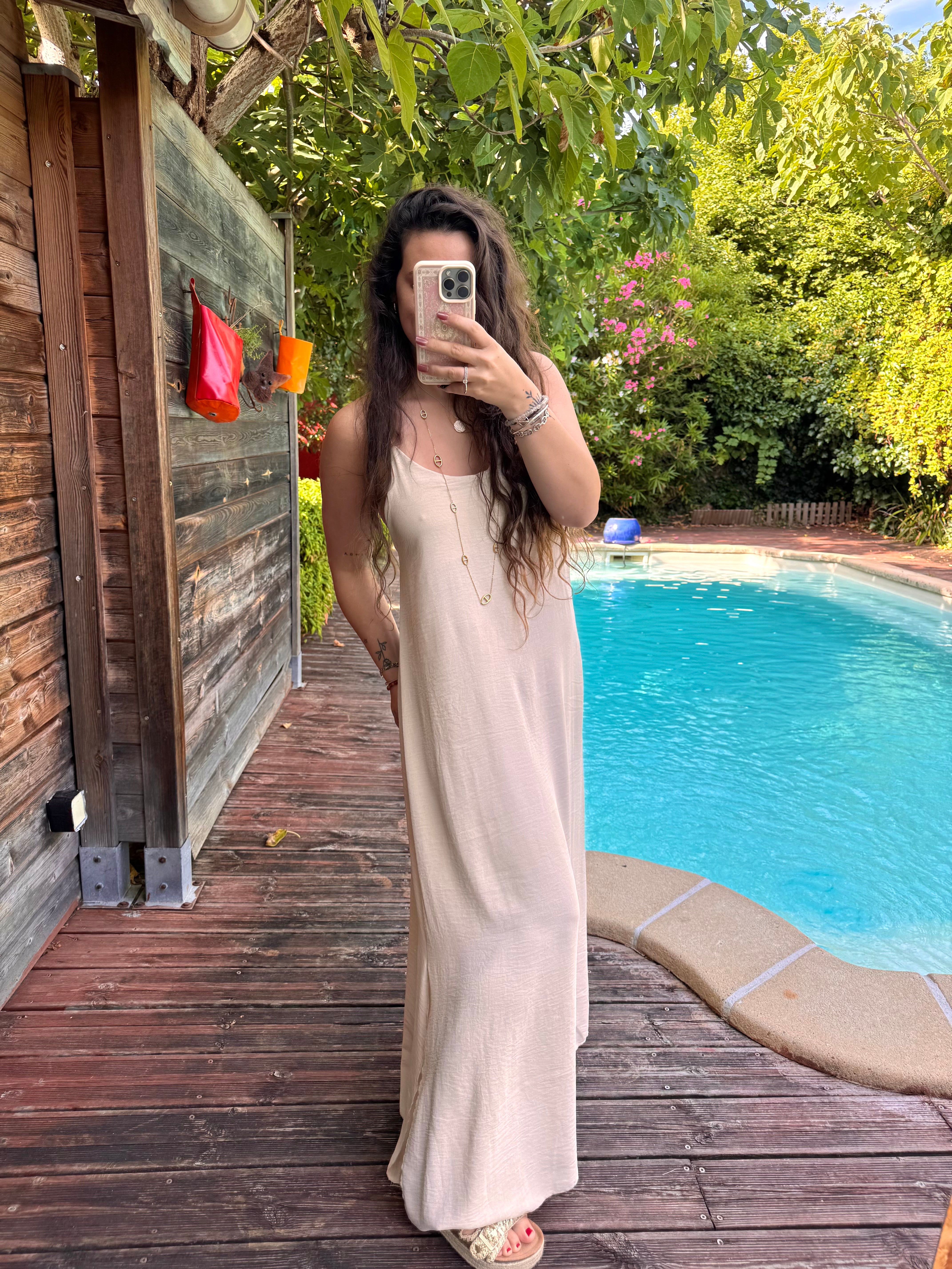 ROBE FLUIDE BEIGE