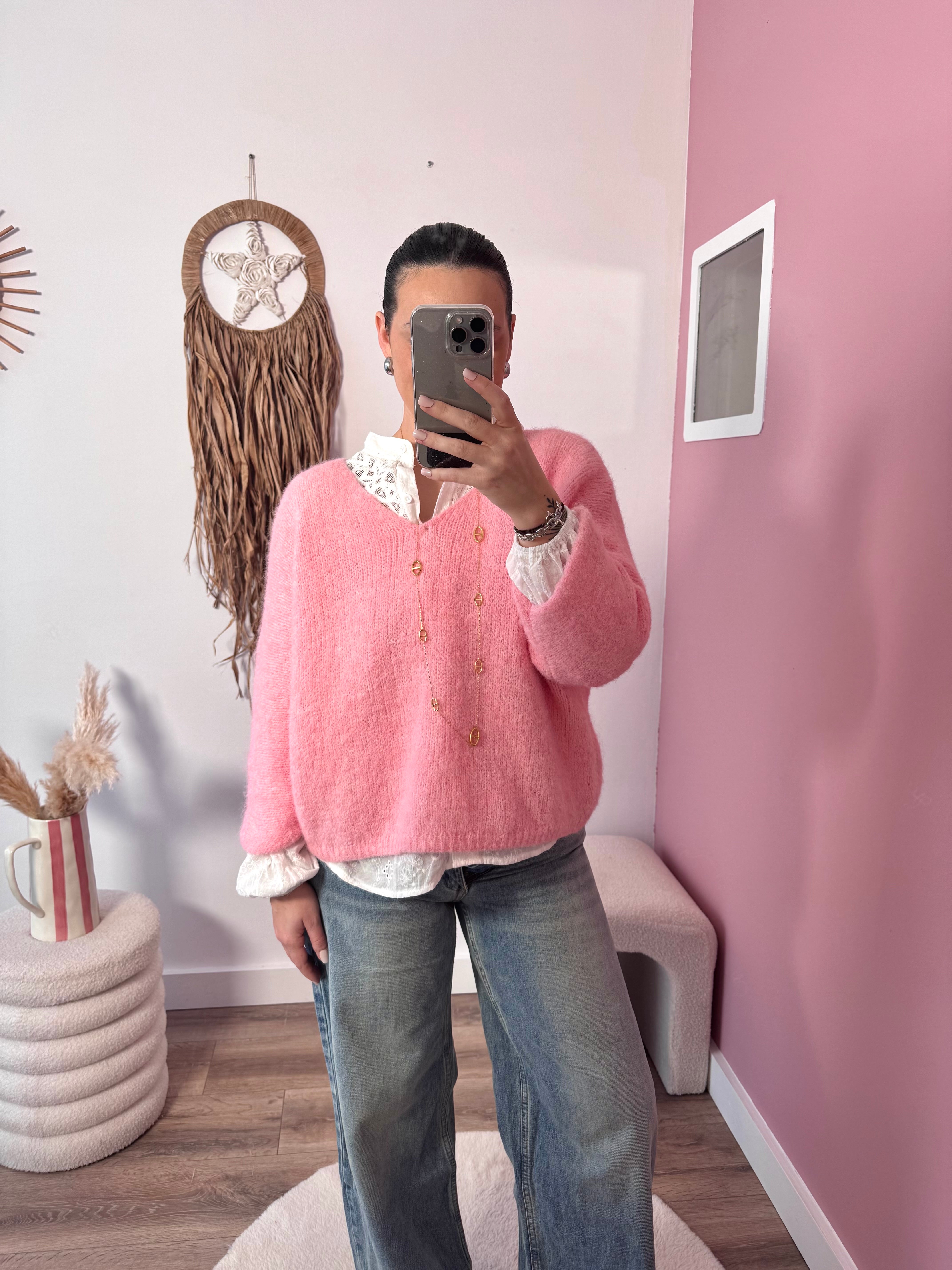 PULL ARIA ROSE BONBON