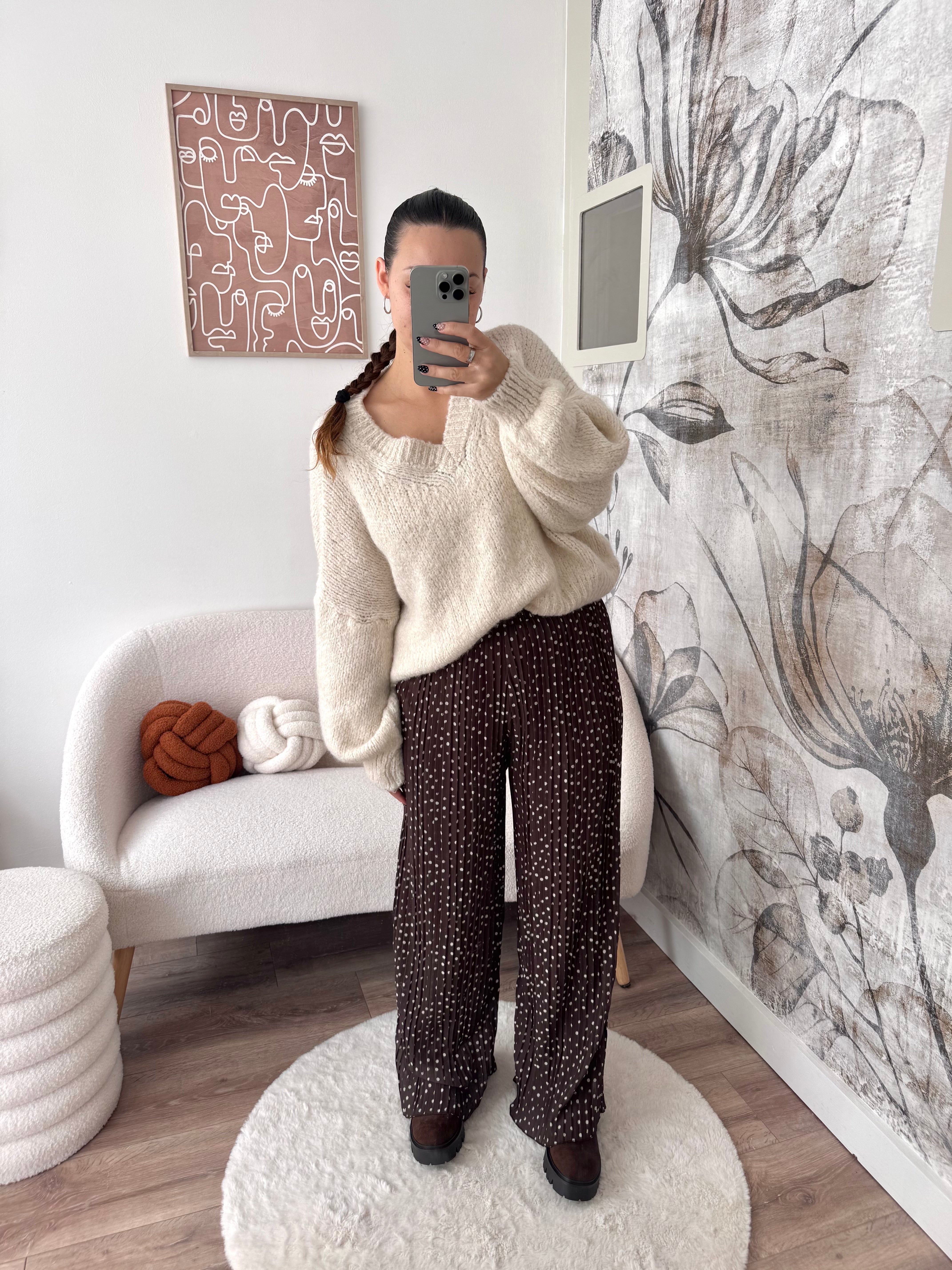 PANTALON LOLA À POIS