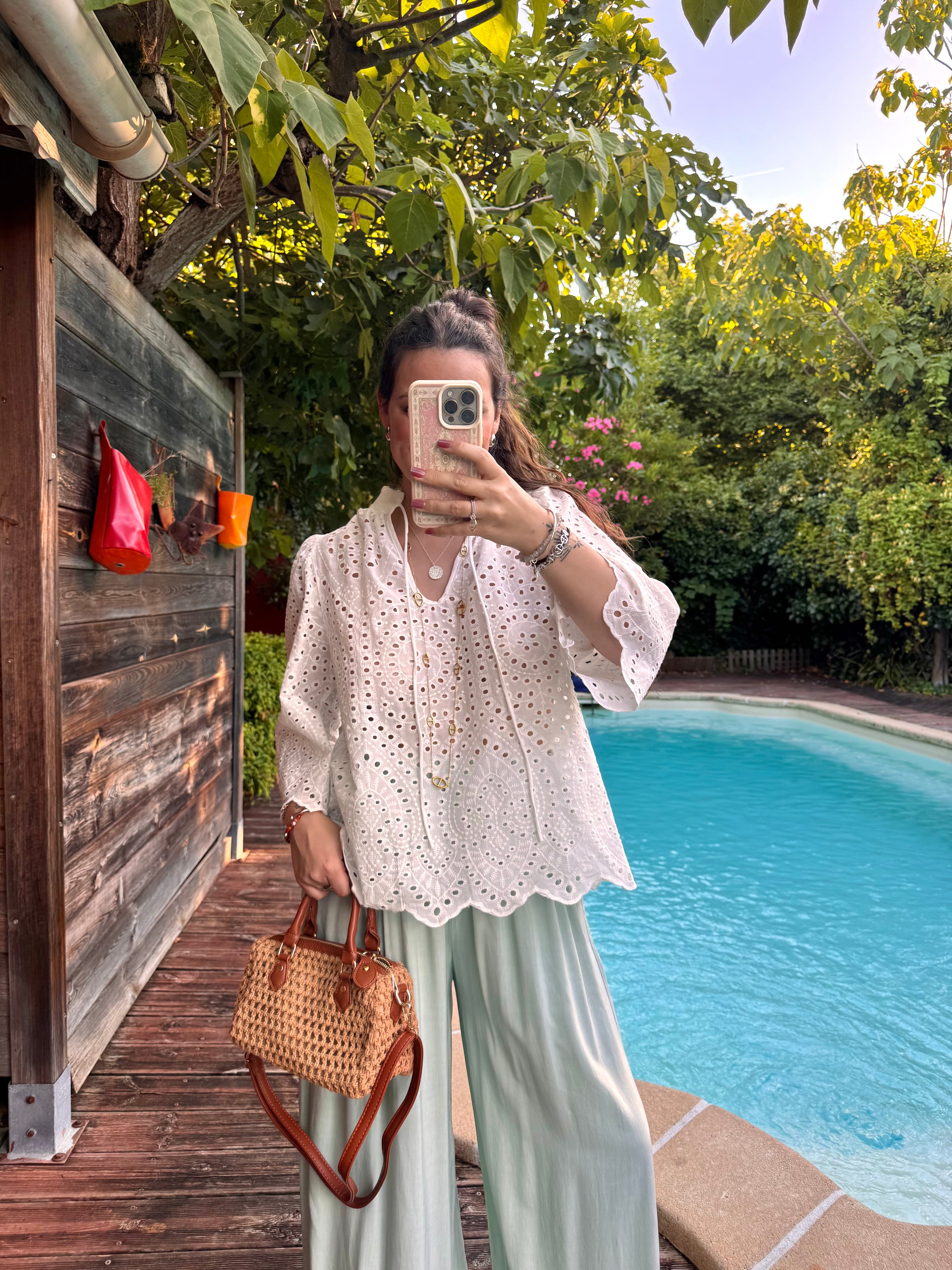 BLOUSE CLEM BLANCHE