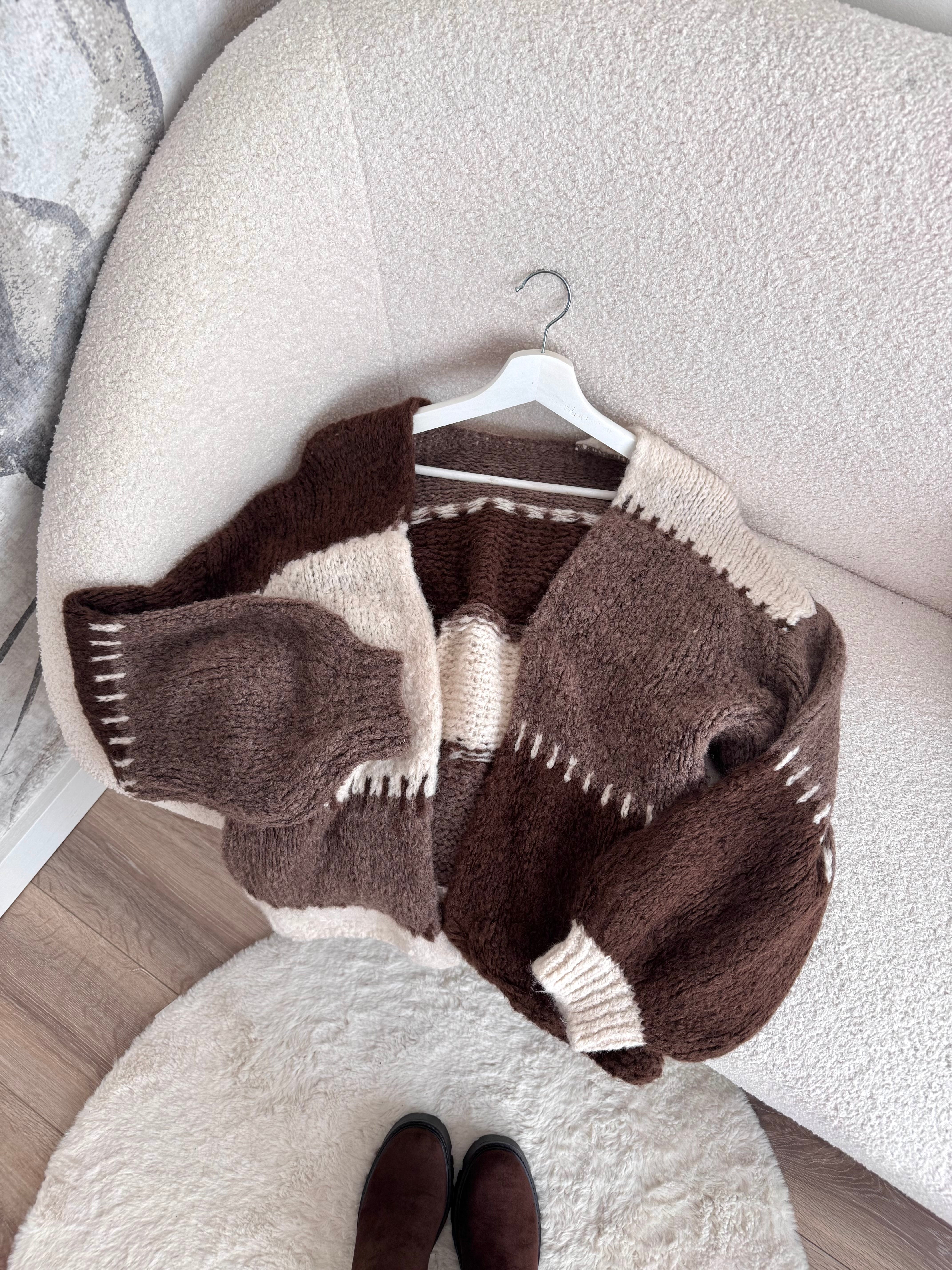 GILET ALMA CHOCO