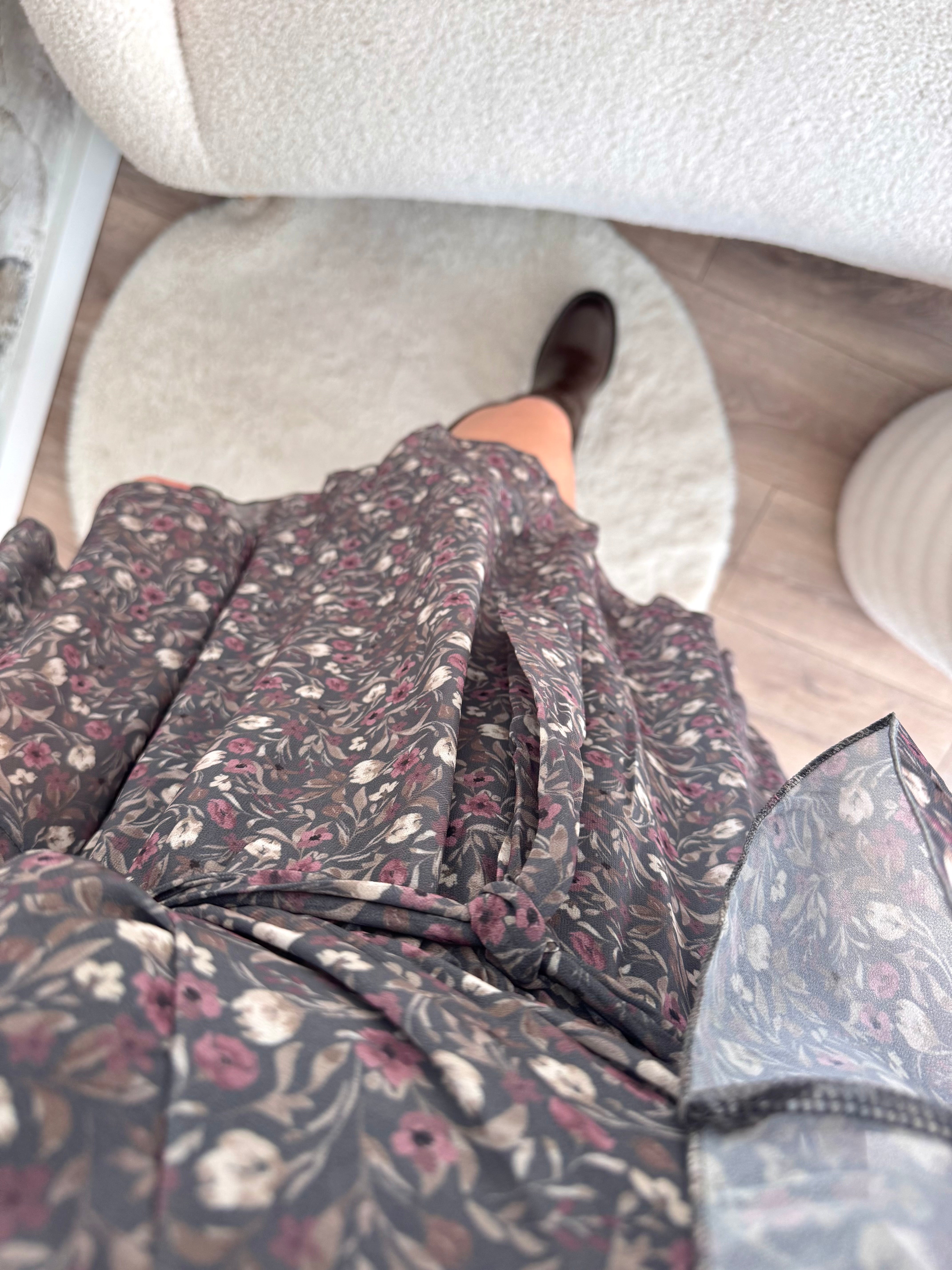 ROBE FLEURIE COURTE