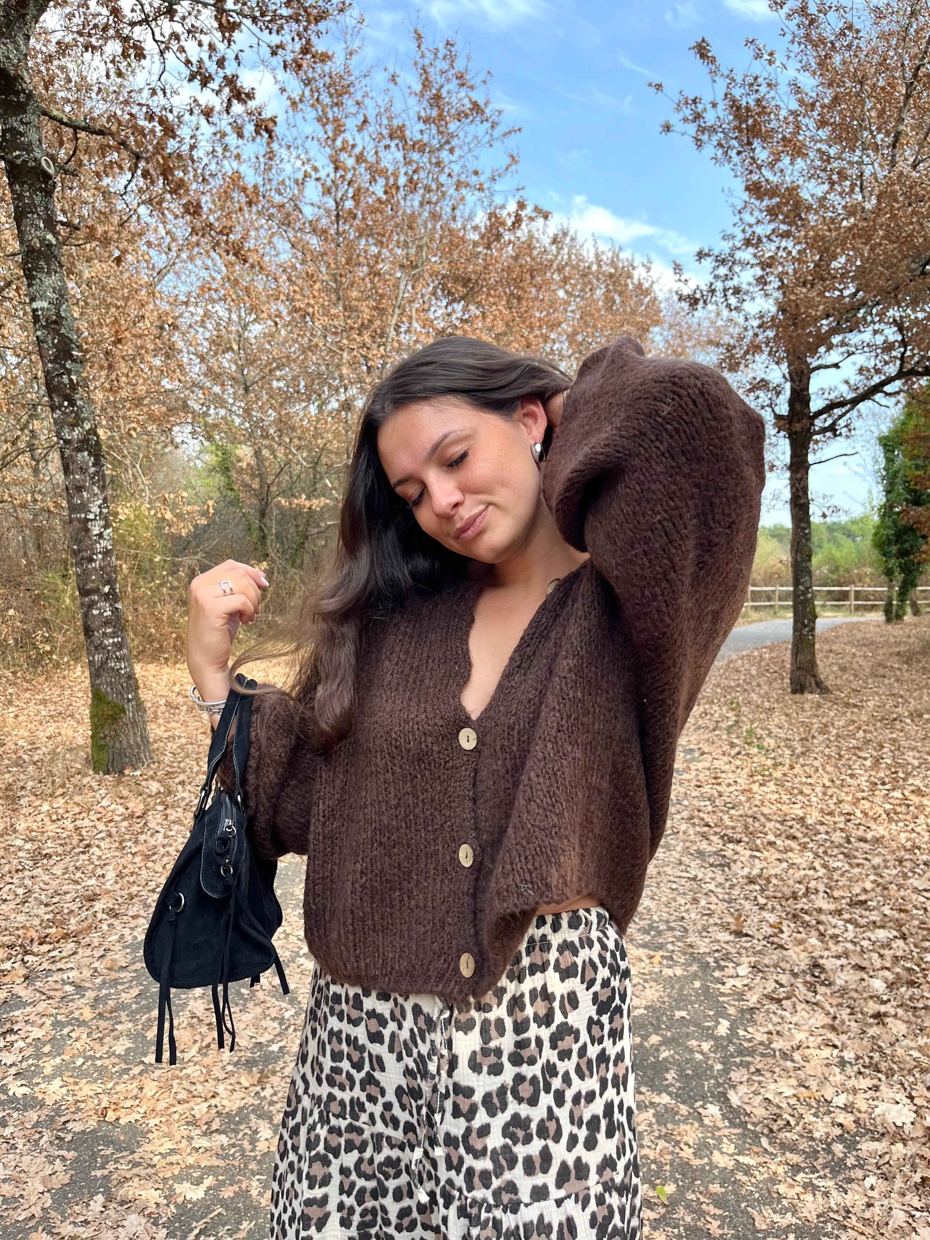 PULL NUAGE CHOCOLAT