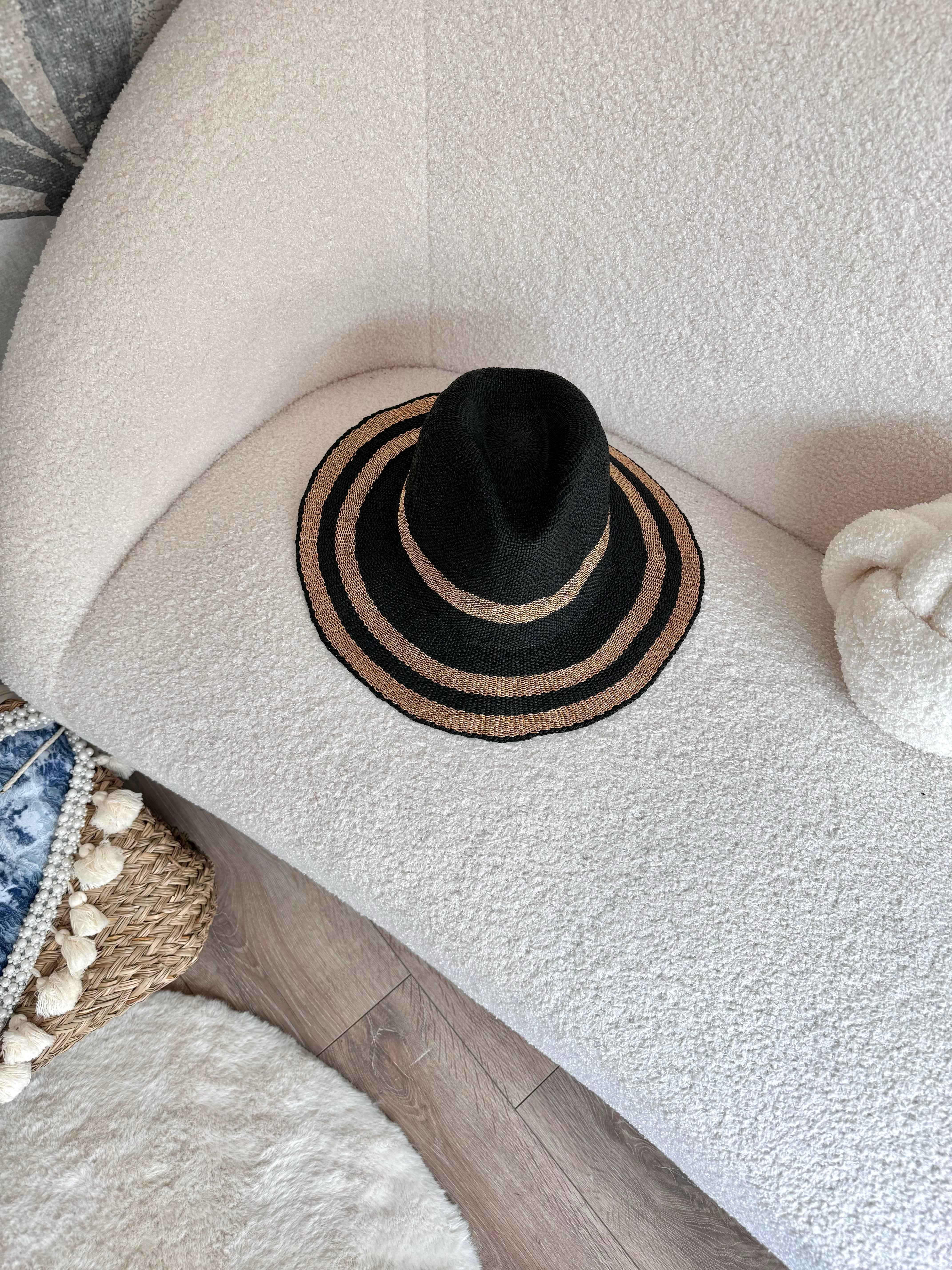 CHAPEAU NOIR BOHÈME