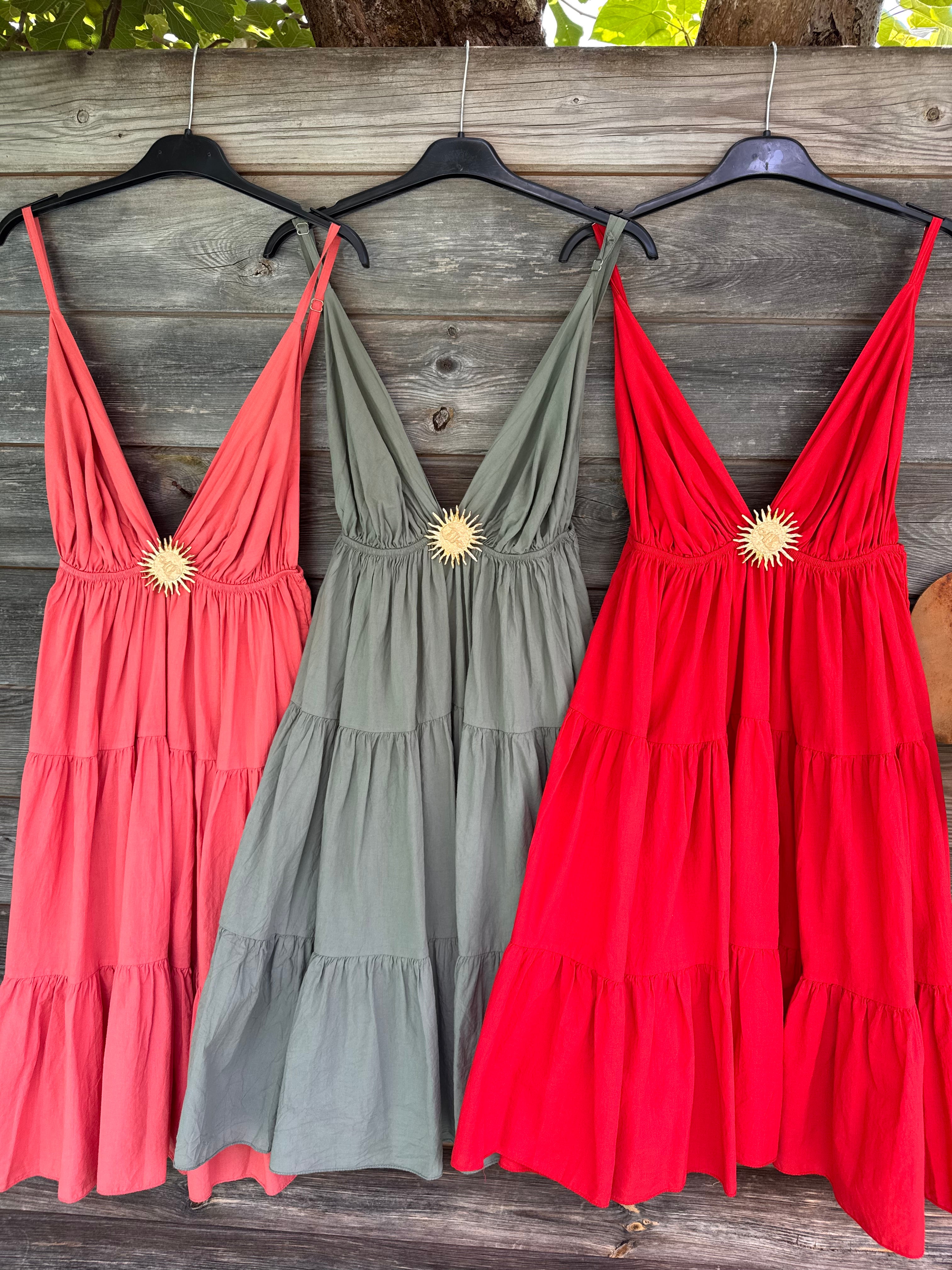 ROBE SOLEIL COURTE ( 3 coloris )