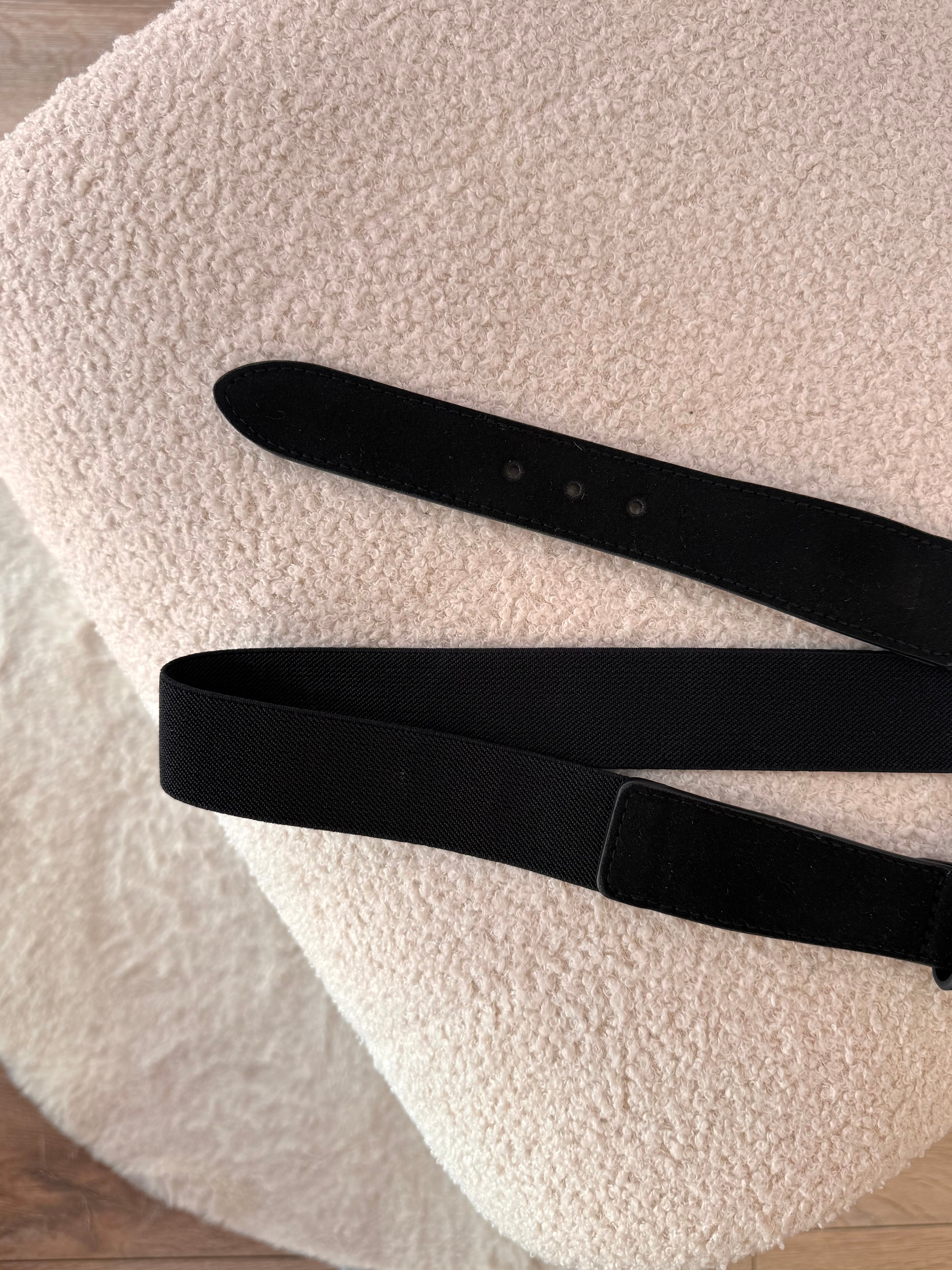 CEINTURE 50% CUIR NOIR