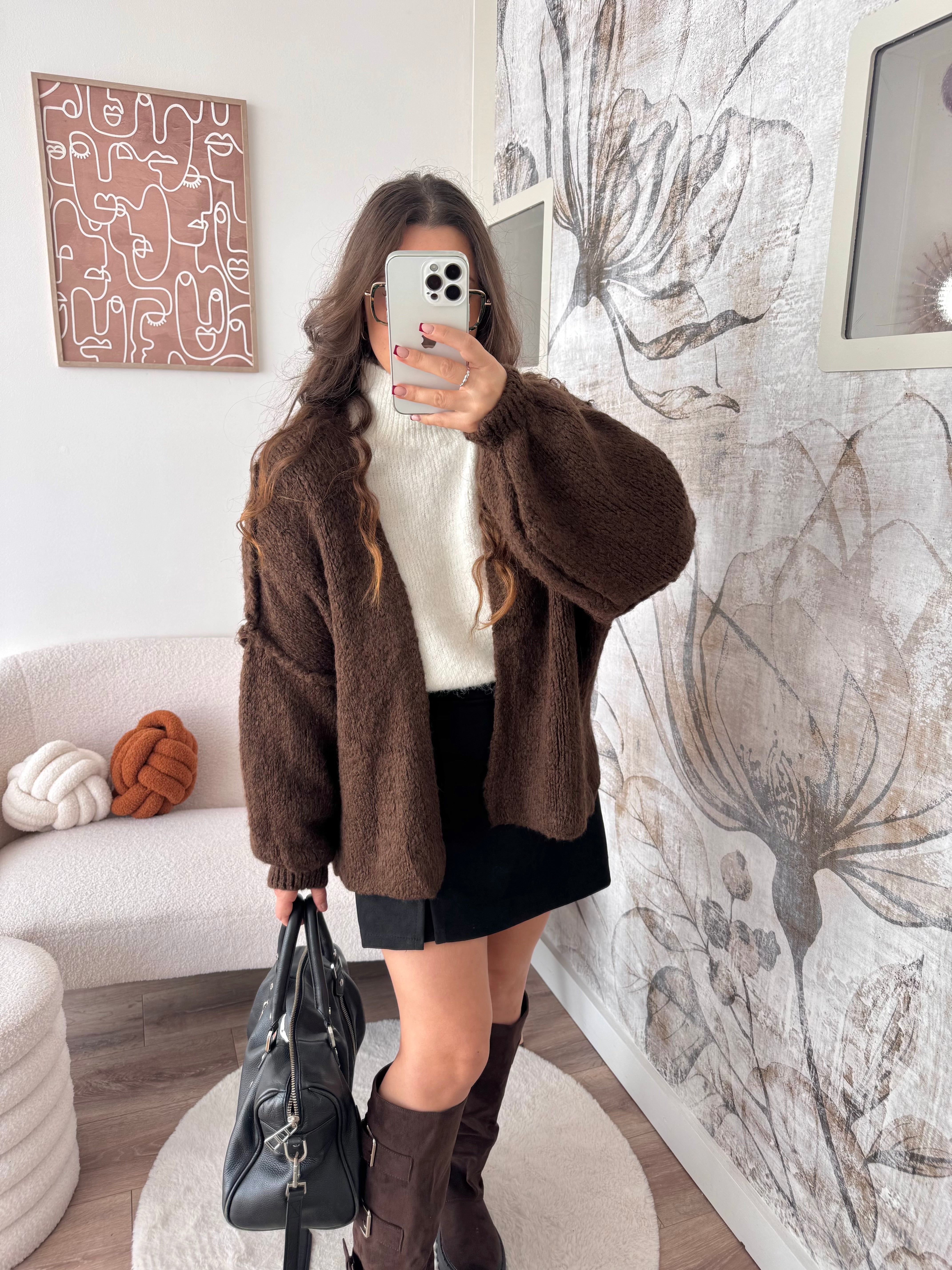 VESTE LÉA CHOCOLAT