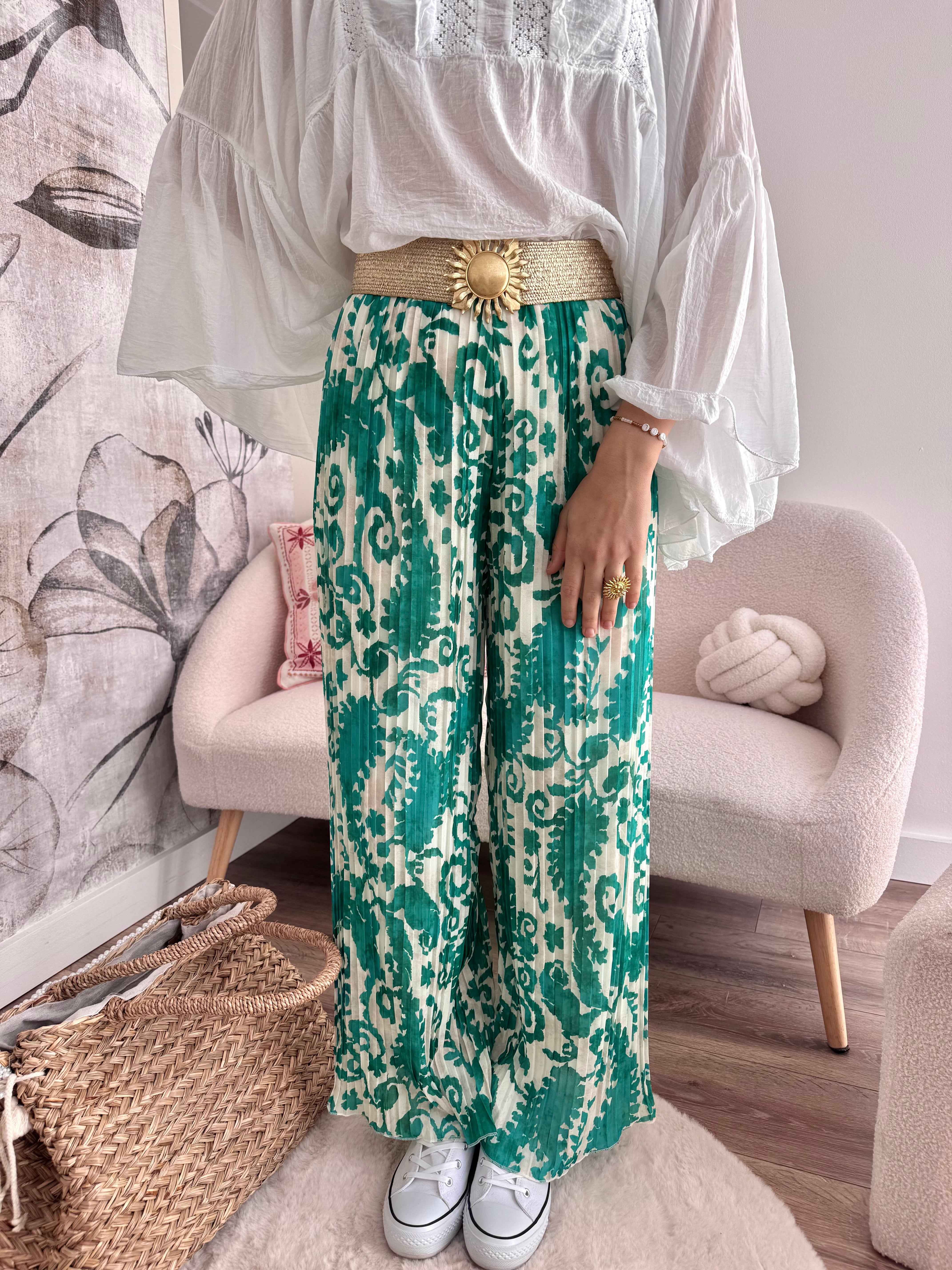 PANTALON LOLA VERT