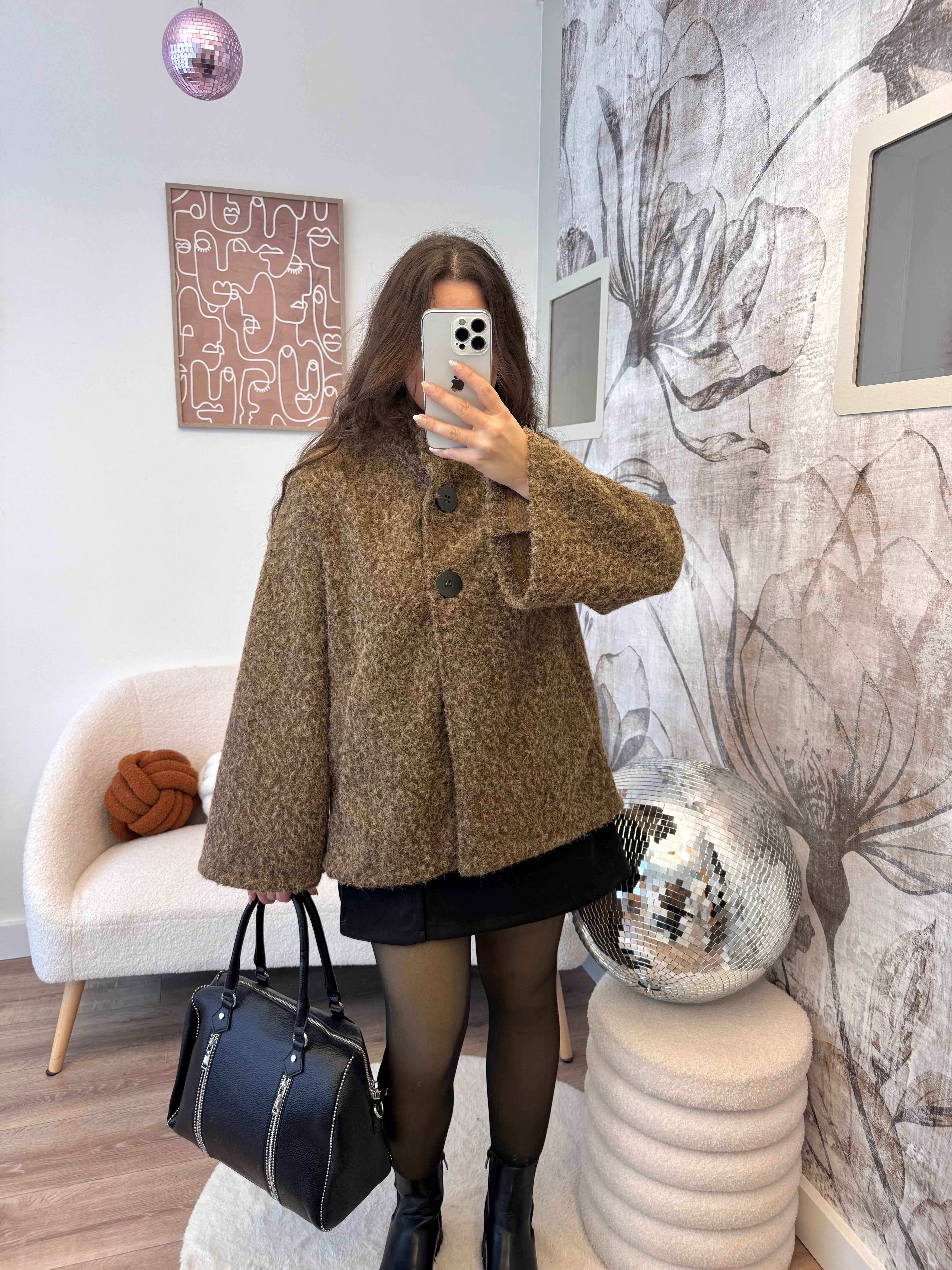 VESTE PALOMA CHOCO 100% COTON