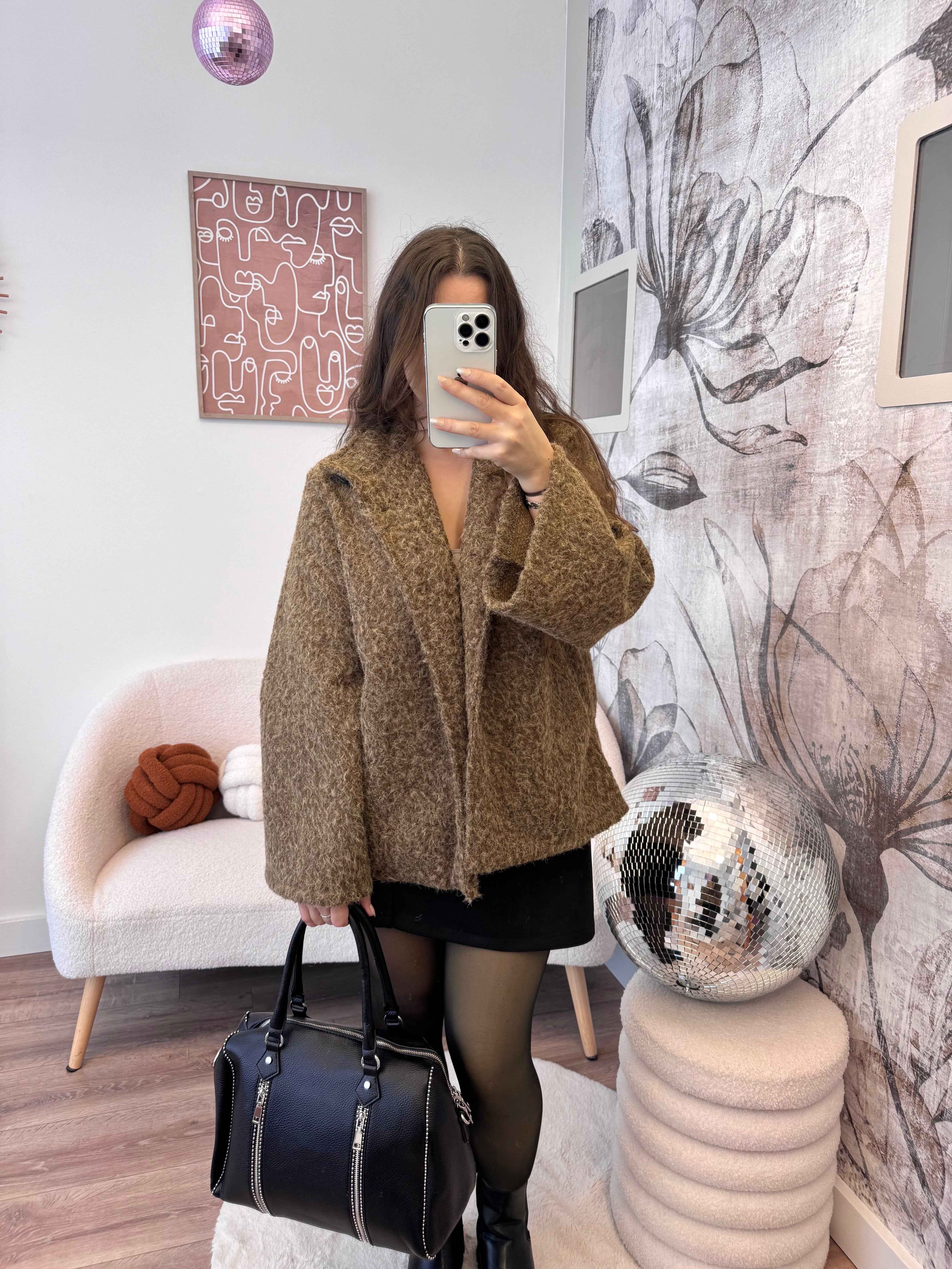 VESTE PALOMA CHOCO 100% COTON