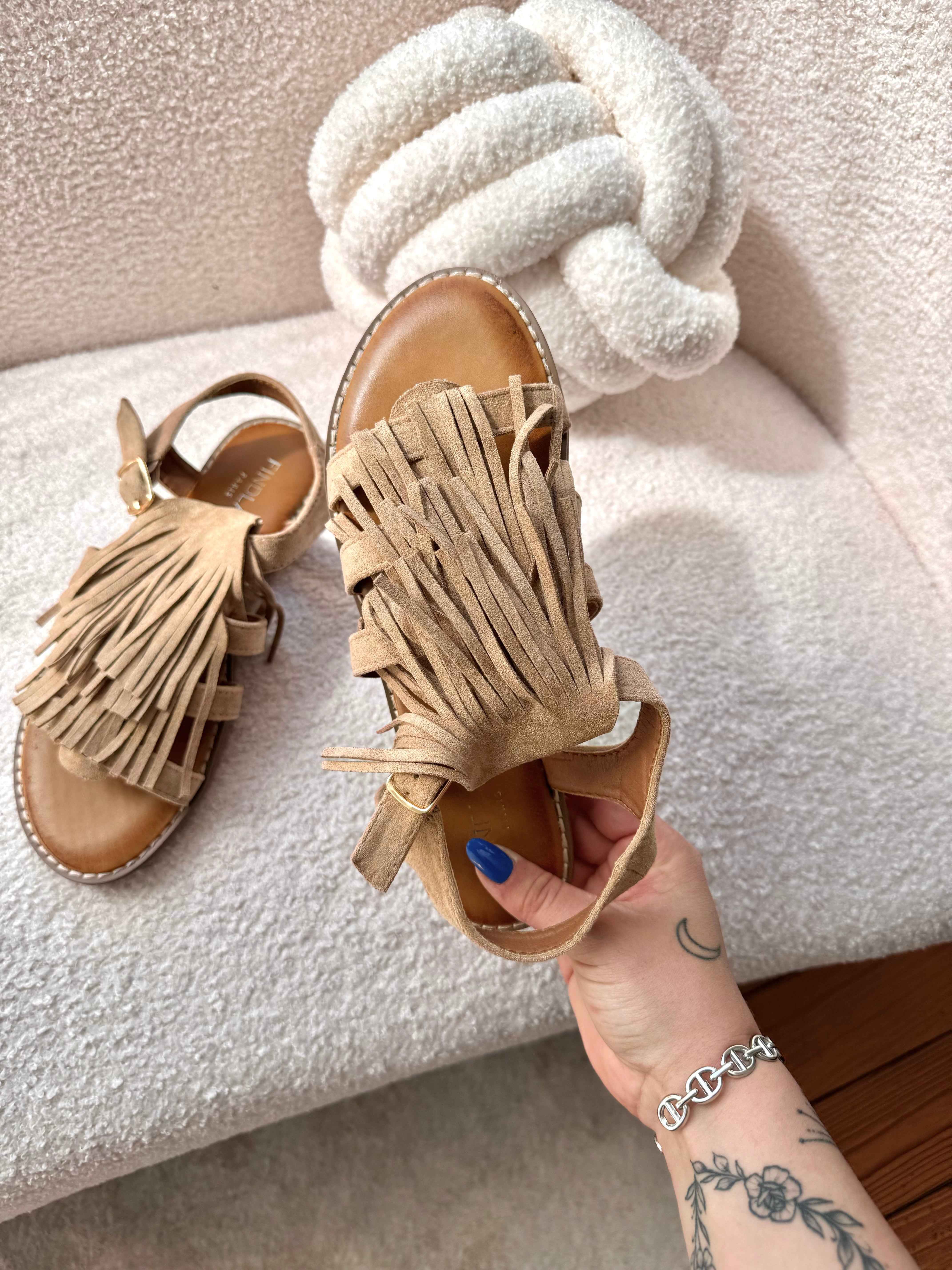 SANDALES BEIGE