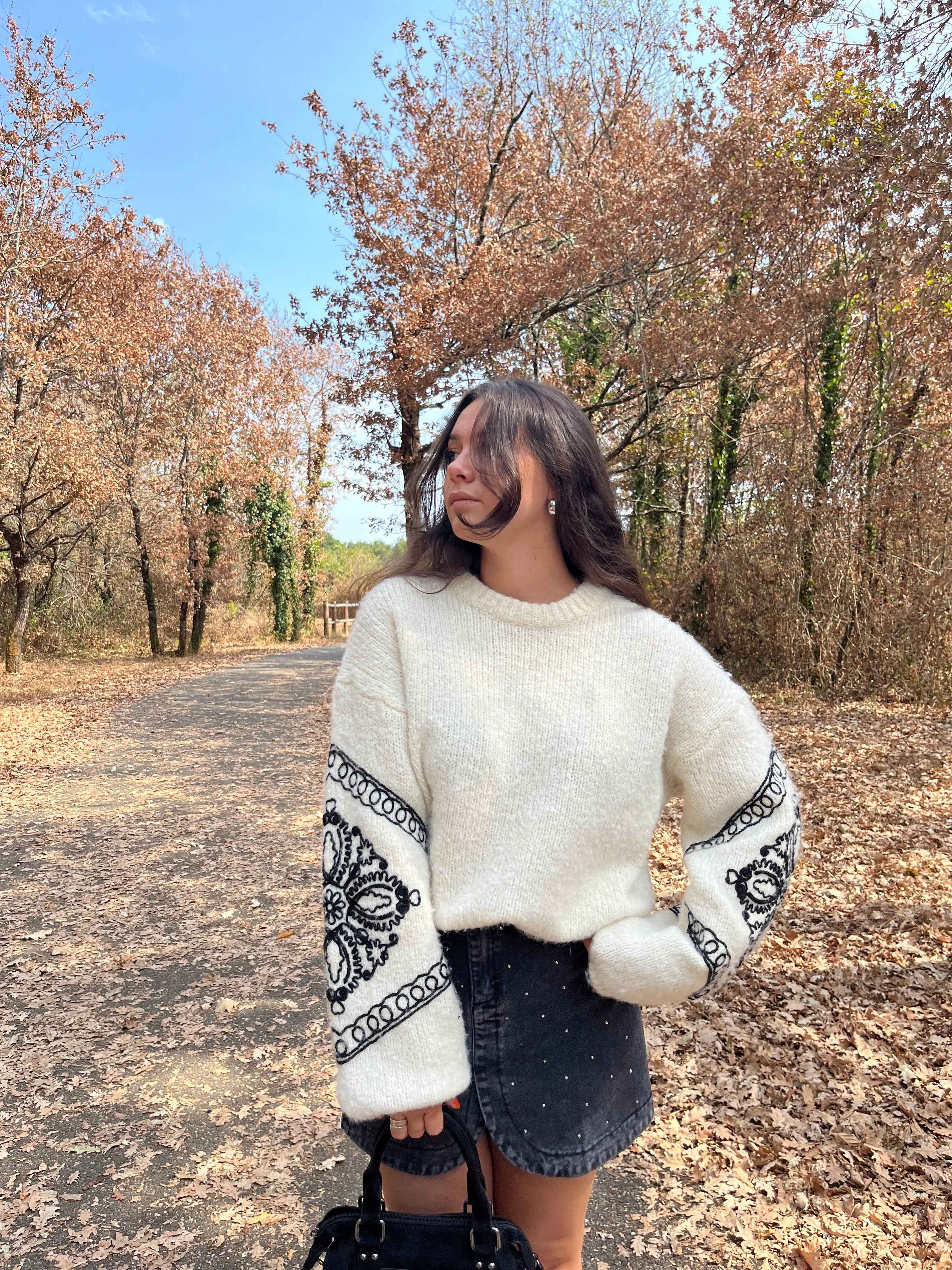 PULL BOHÈME BEIGE