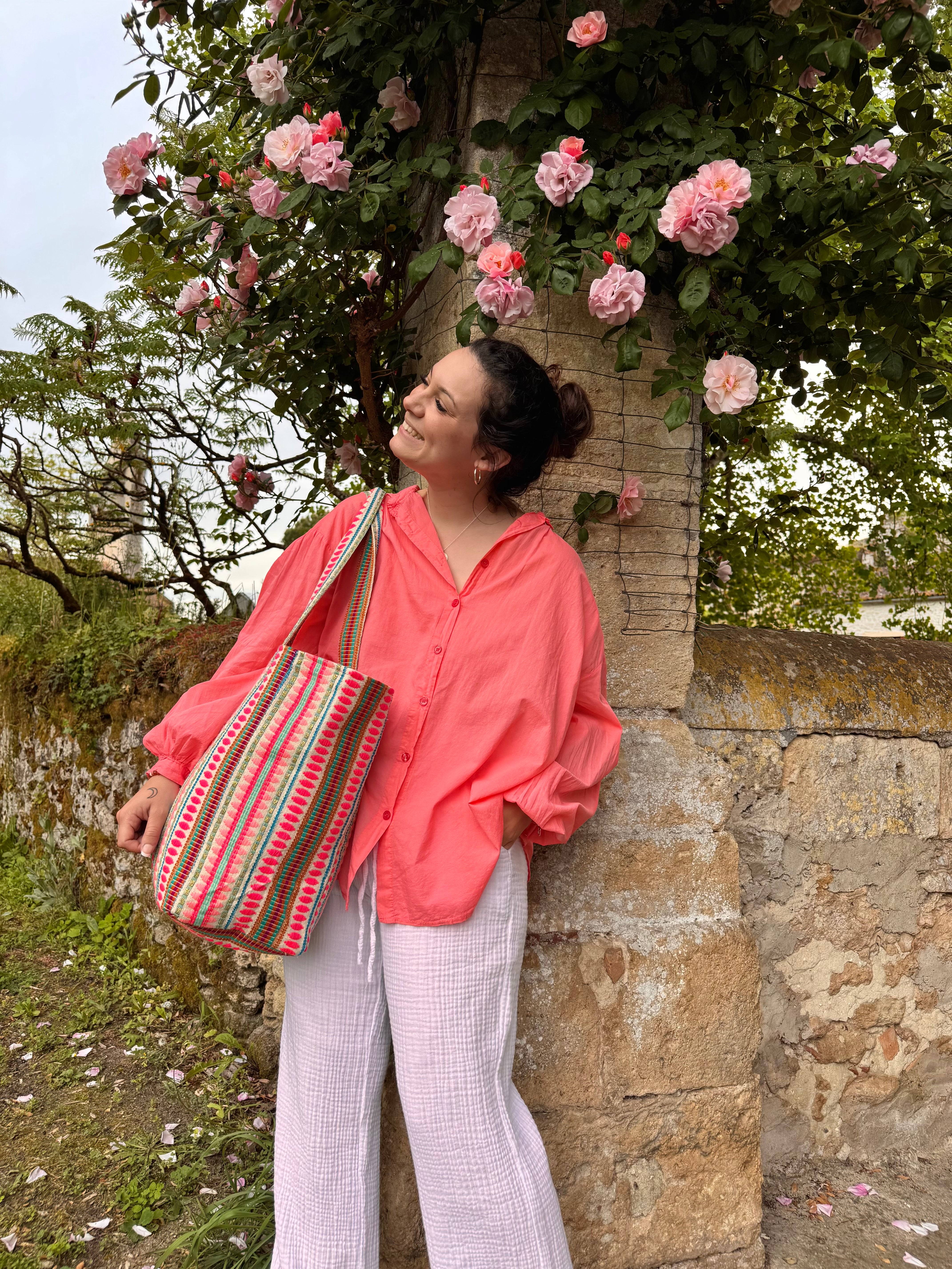 CHEMISE GOODVIBES CORAIL