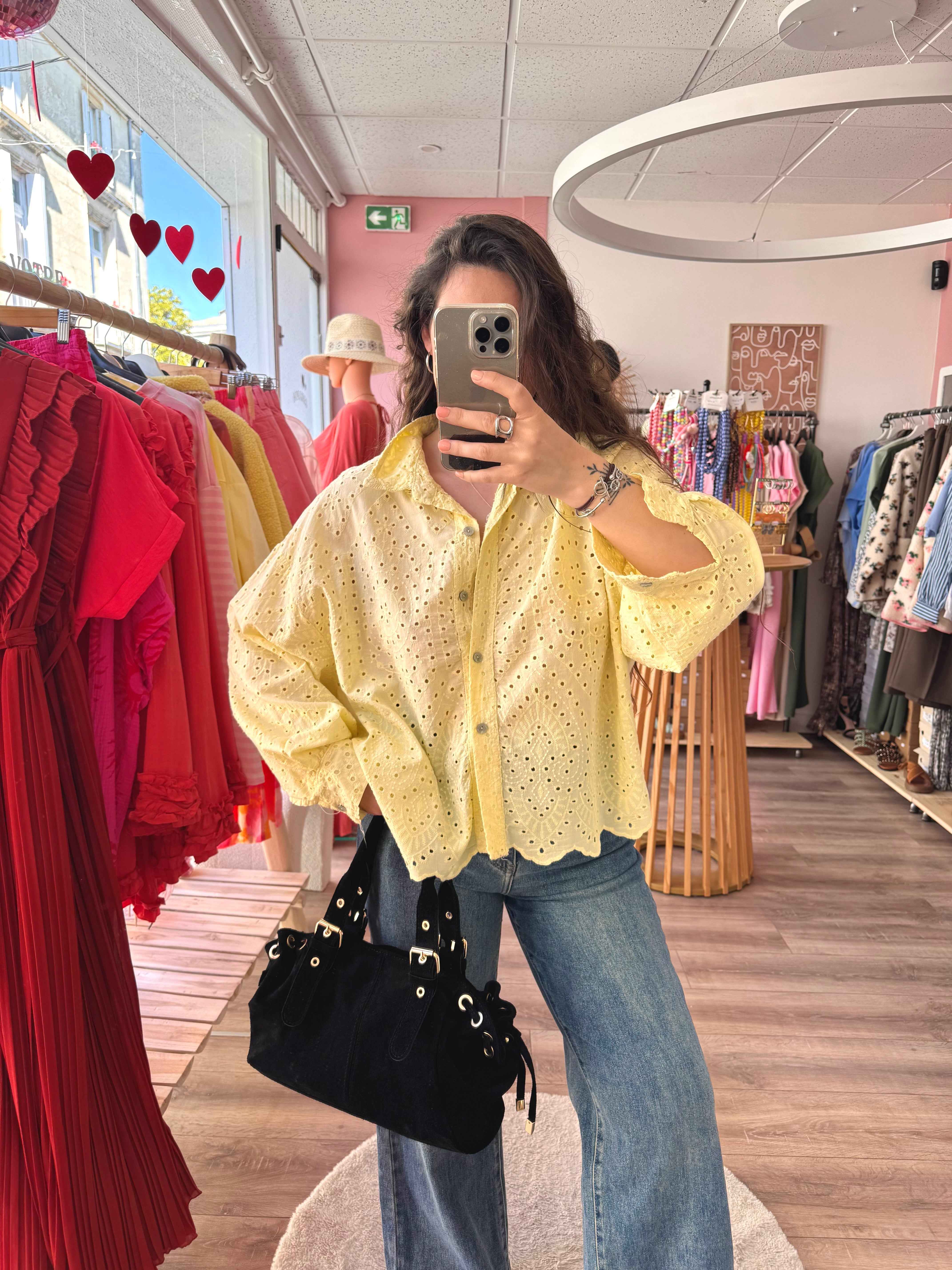 BLOUSE BRODERIE ANGLAISE
