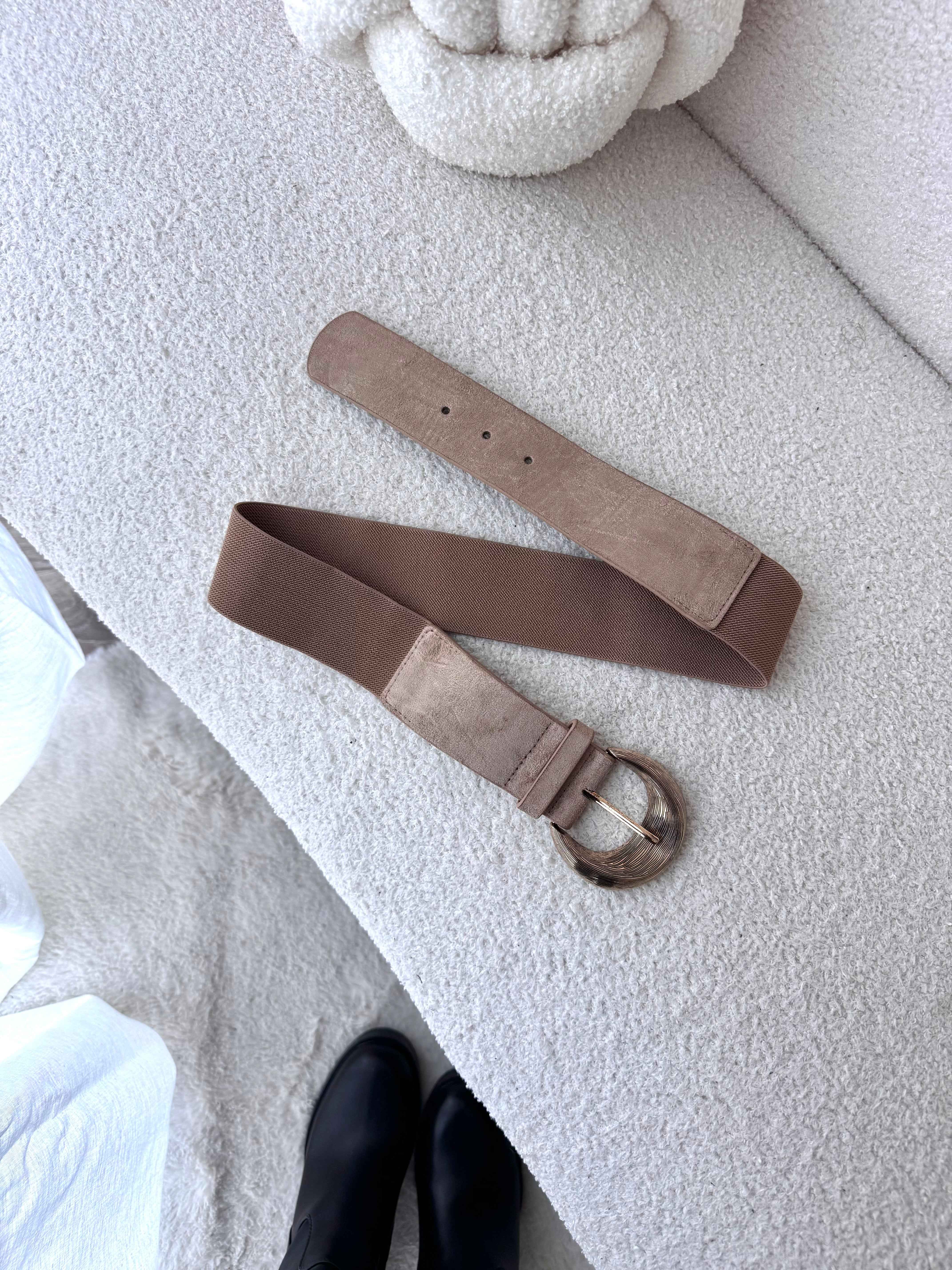 CEINTURE BOUCLE BEIGE