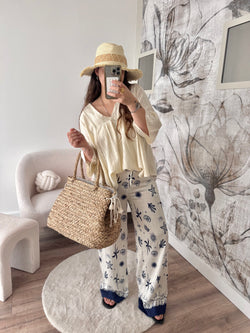 PANTALON FLUIDE COQUILLAGE