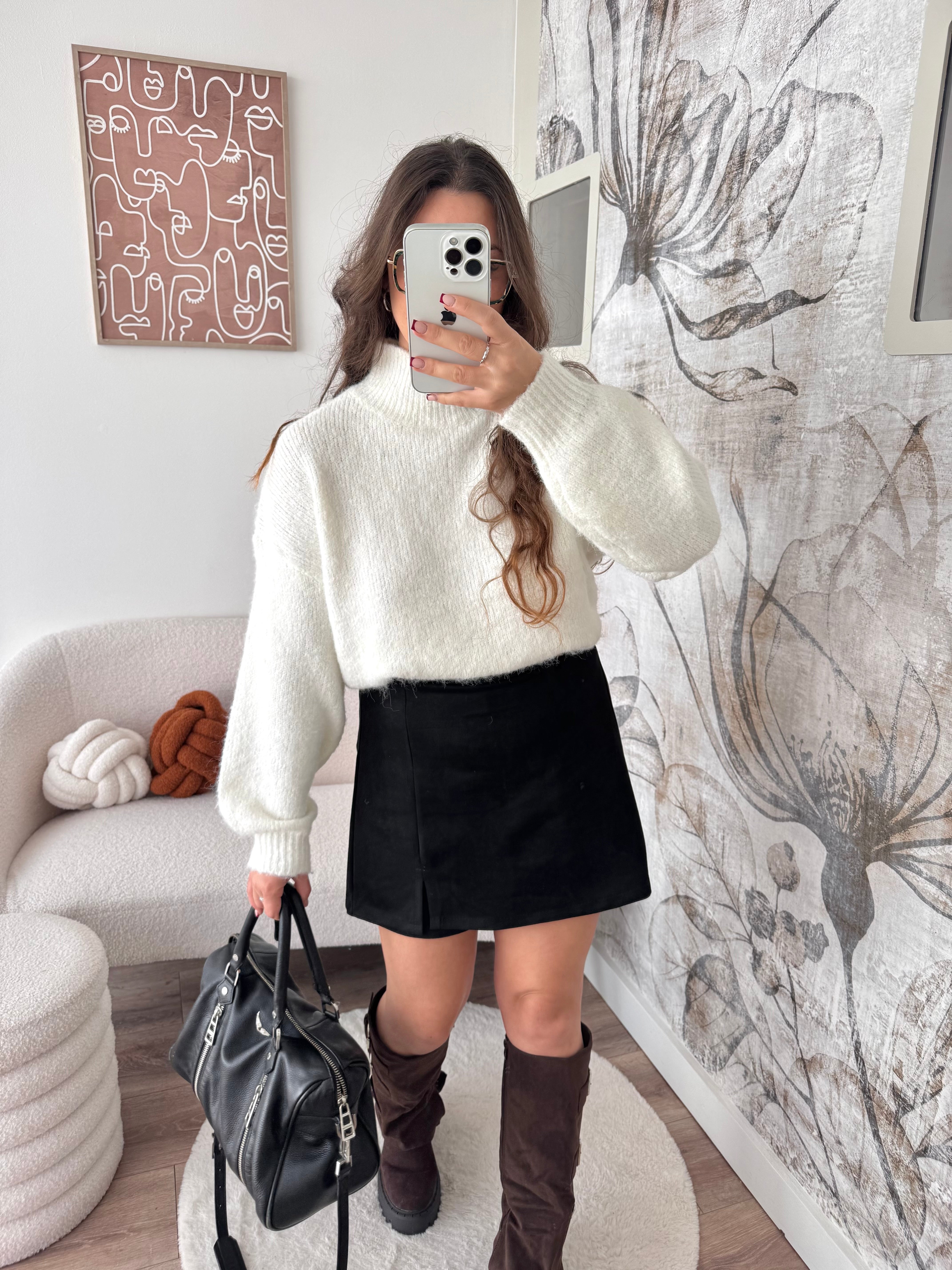 JUPE/SHORT NOIR