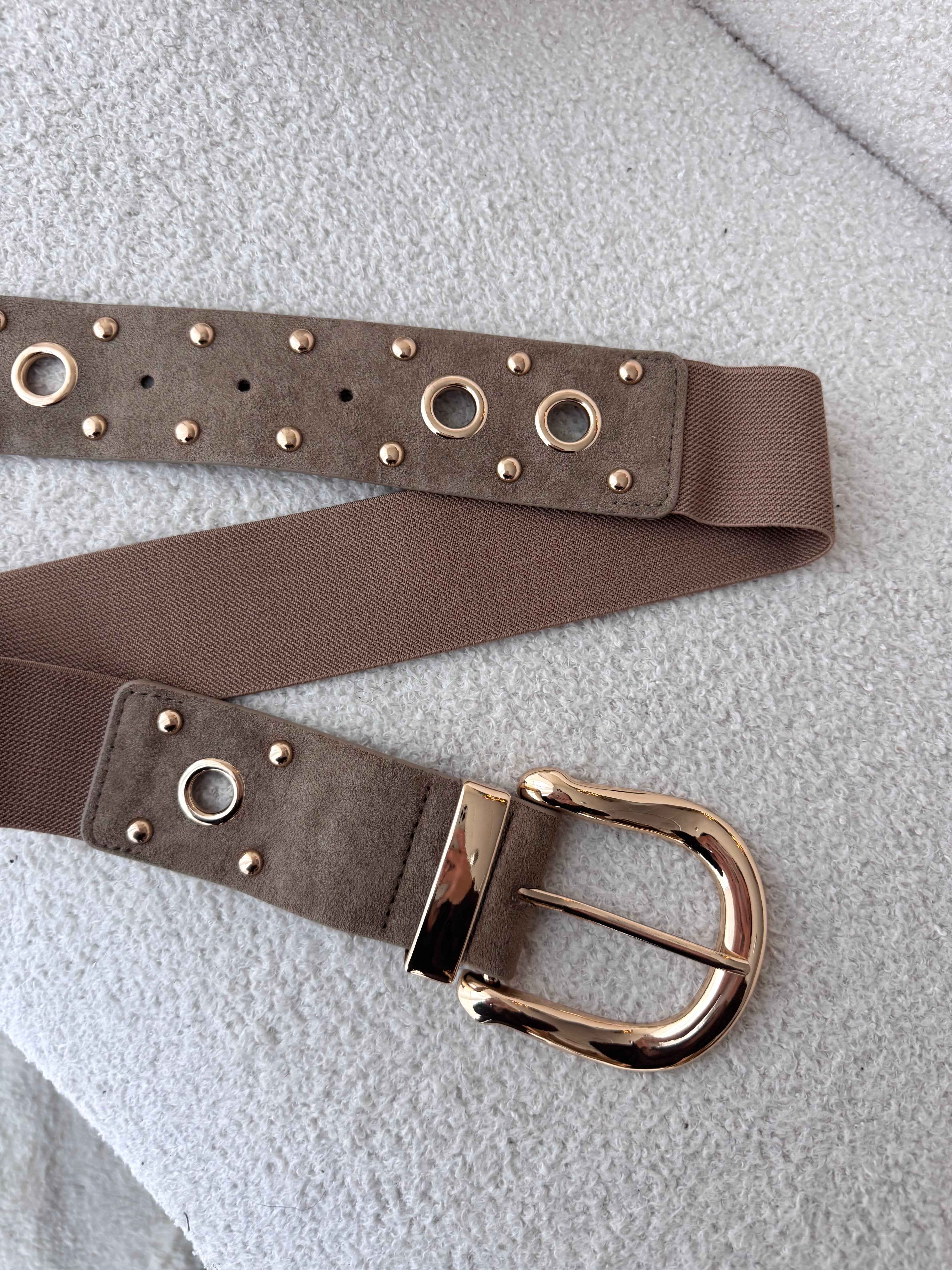 CEINTURE BEIGE CLOUS