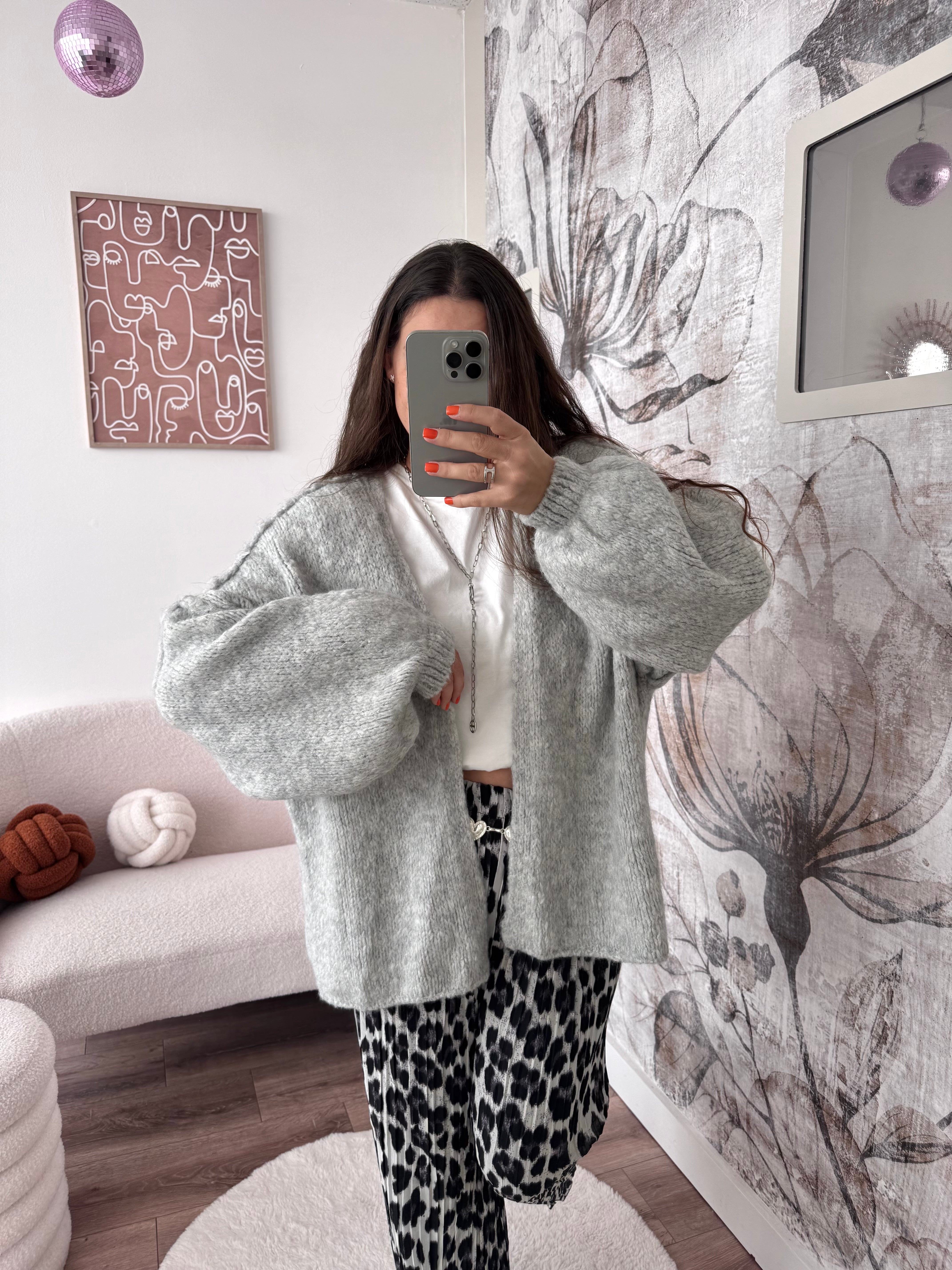VESTE LÉA GRIS