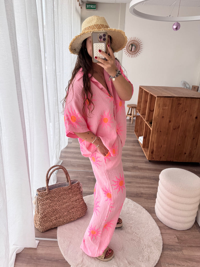 ENSEMBLE ROSE SOLEIL