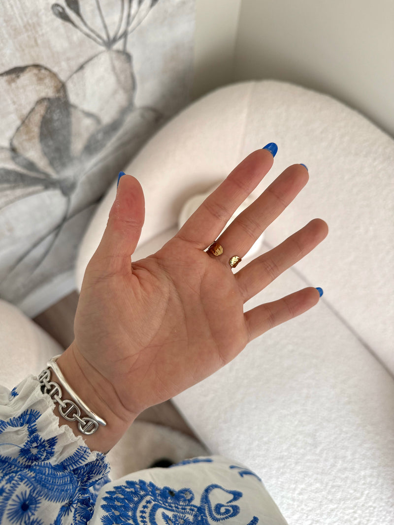 BAGUE MARTELÉ AJUSTABLE