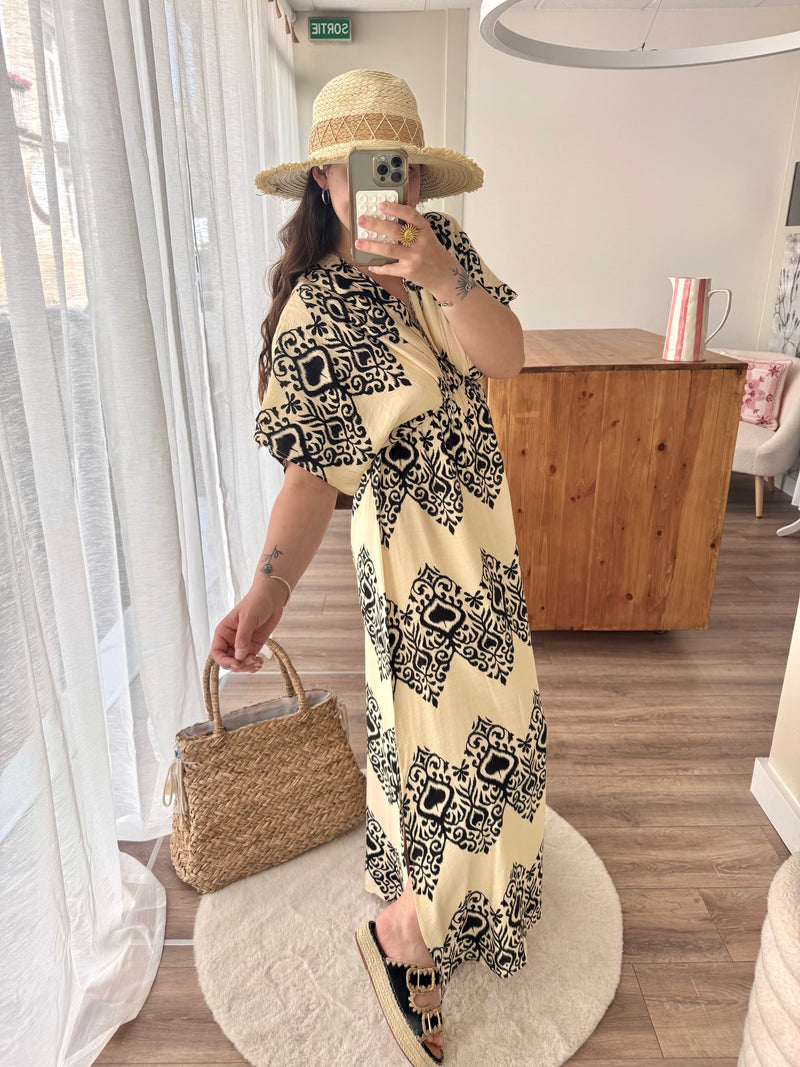 ROBE LONGUE BOHÈME NOIR