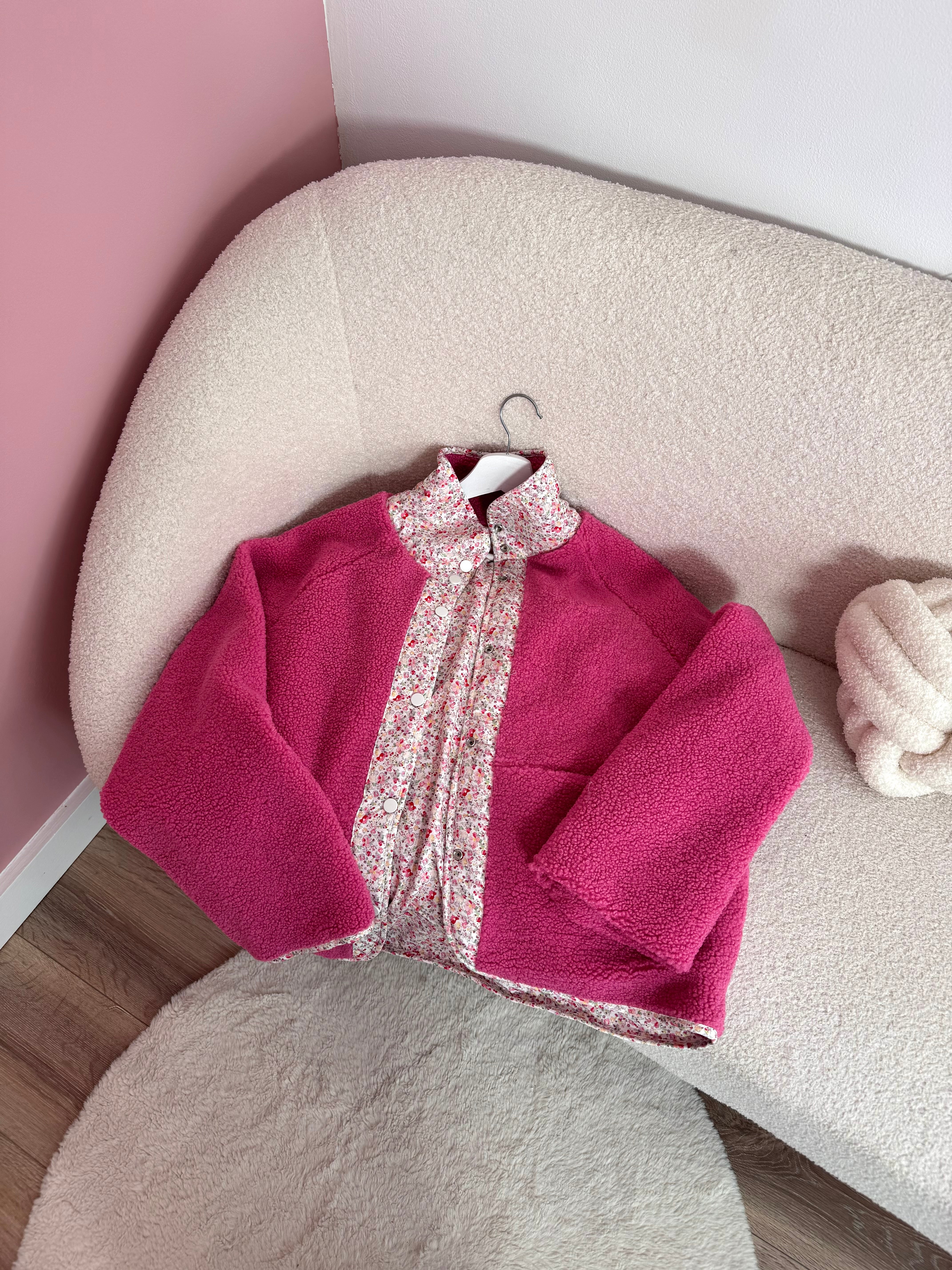 POLAIRE RÉVERSIBLE ROSE