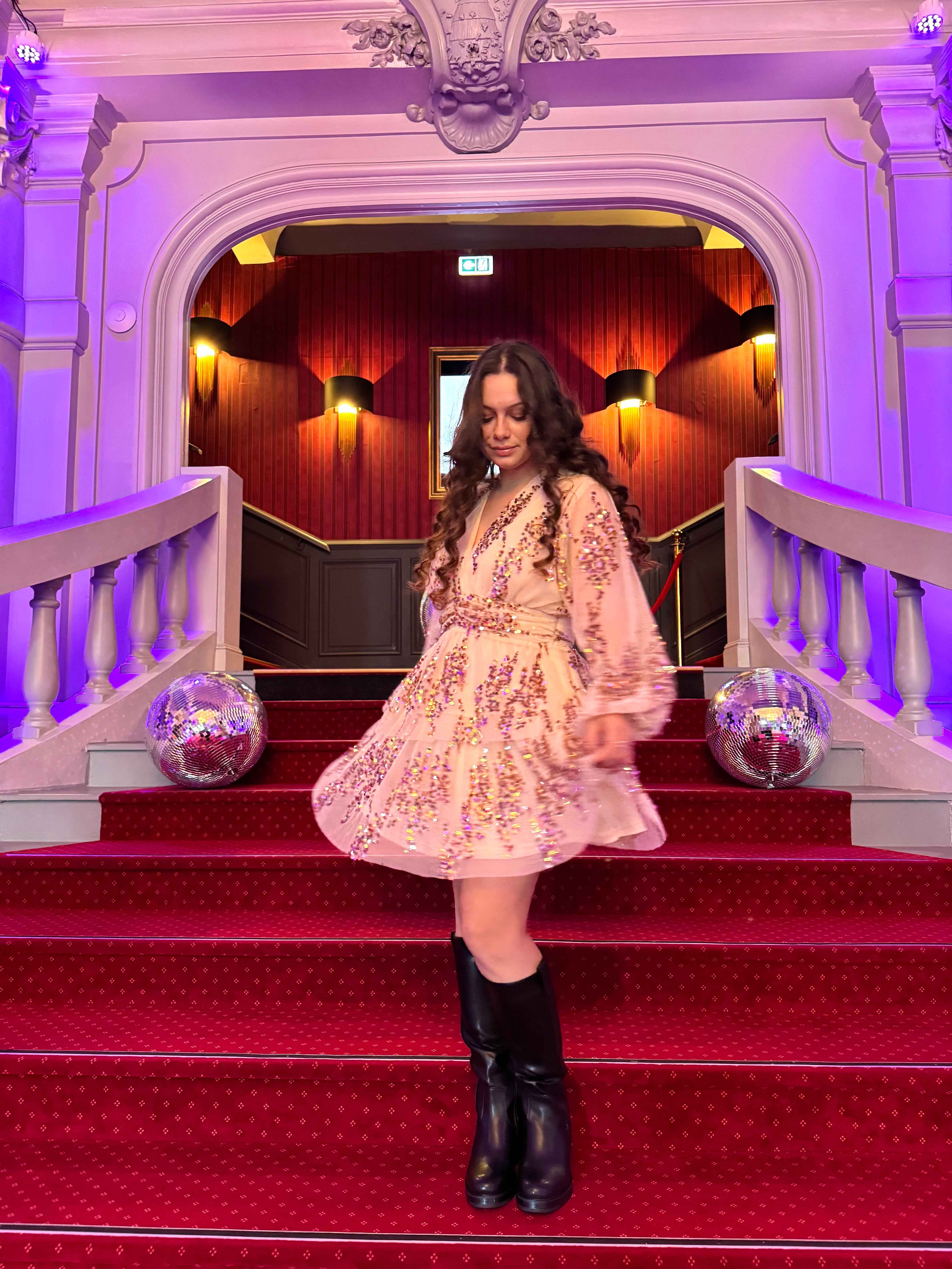 ROBE PRINCESSE BEIGE