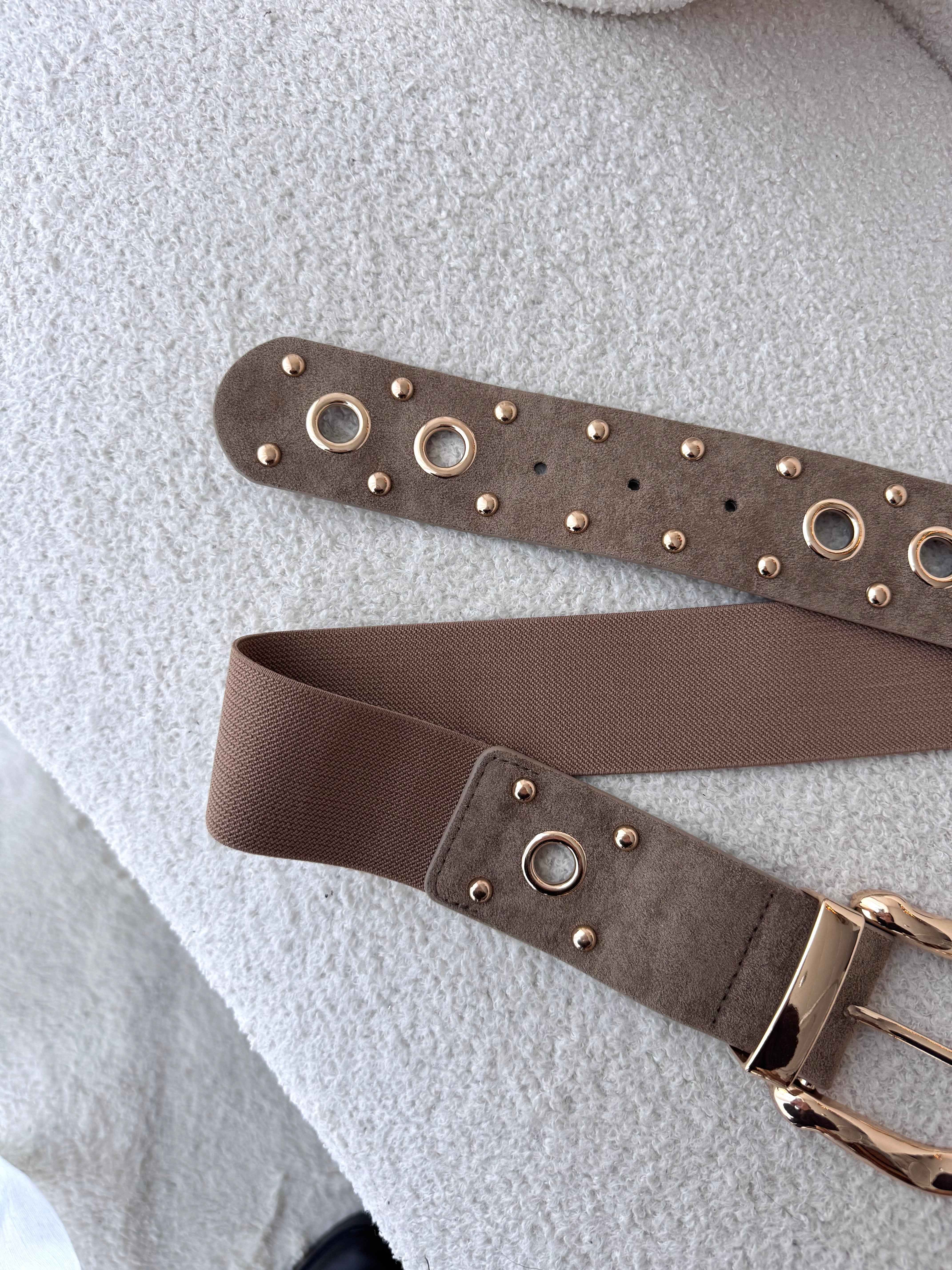 CEINTURE BEIGE CLOUS