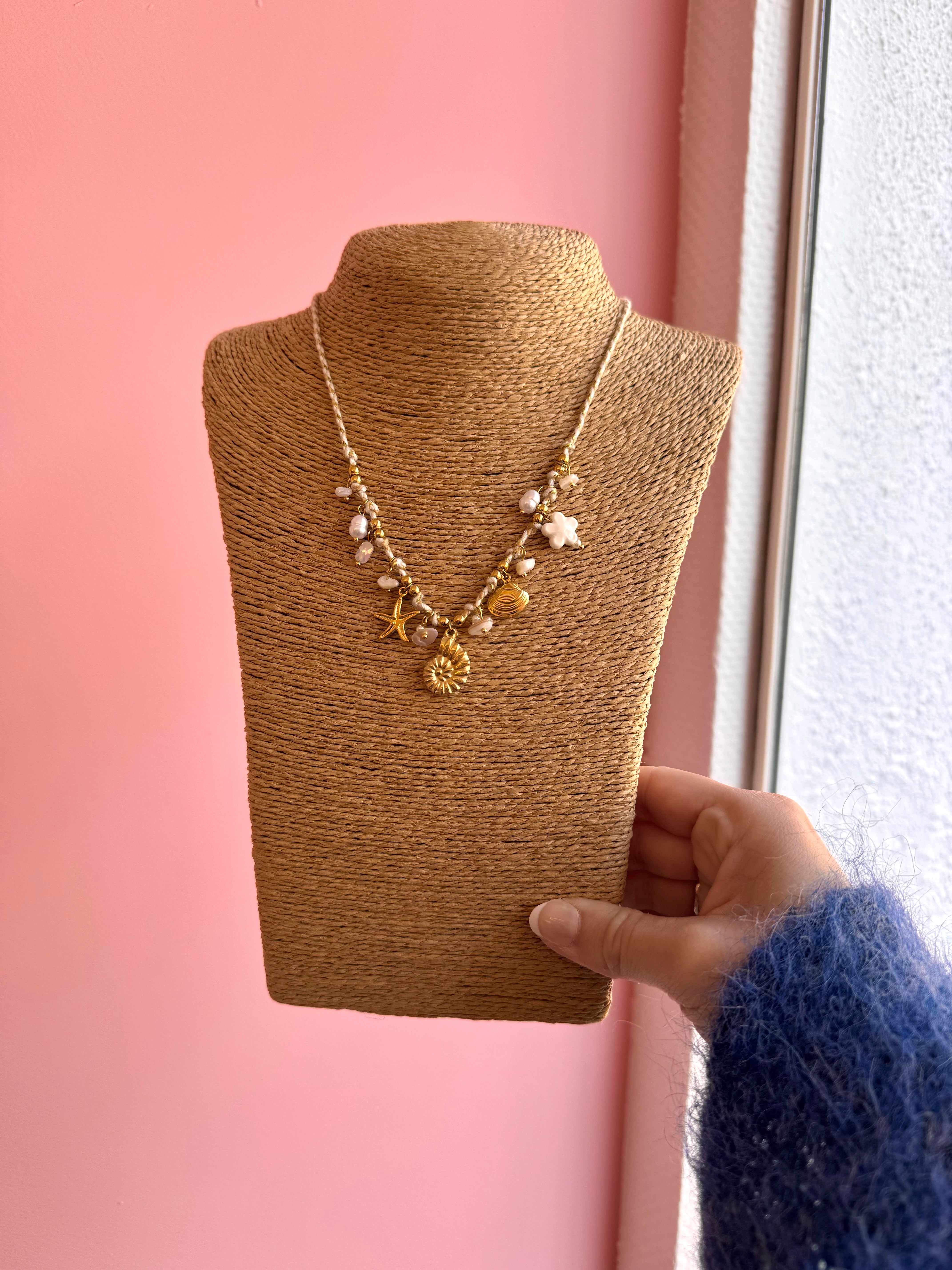 COLLIER COQUILLAGE DORÉ