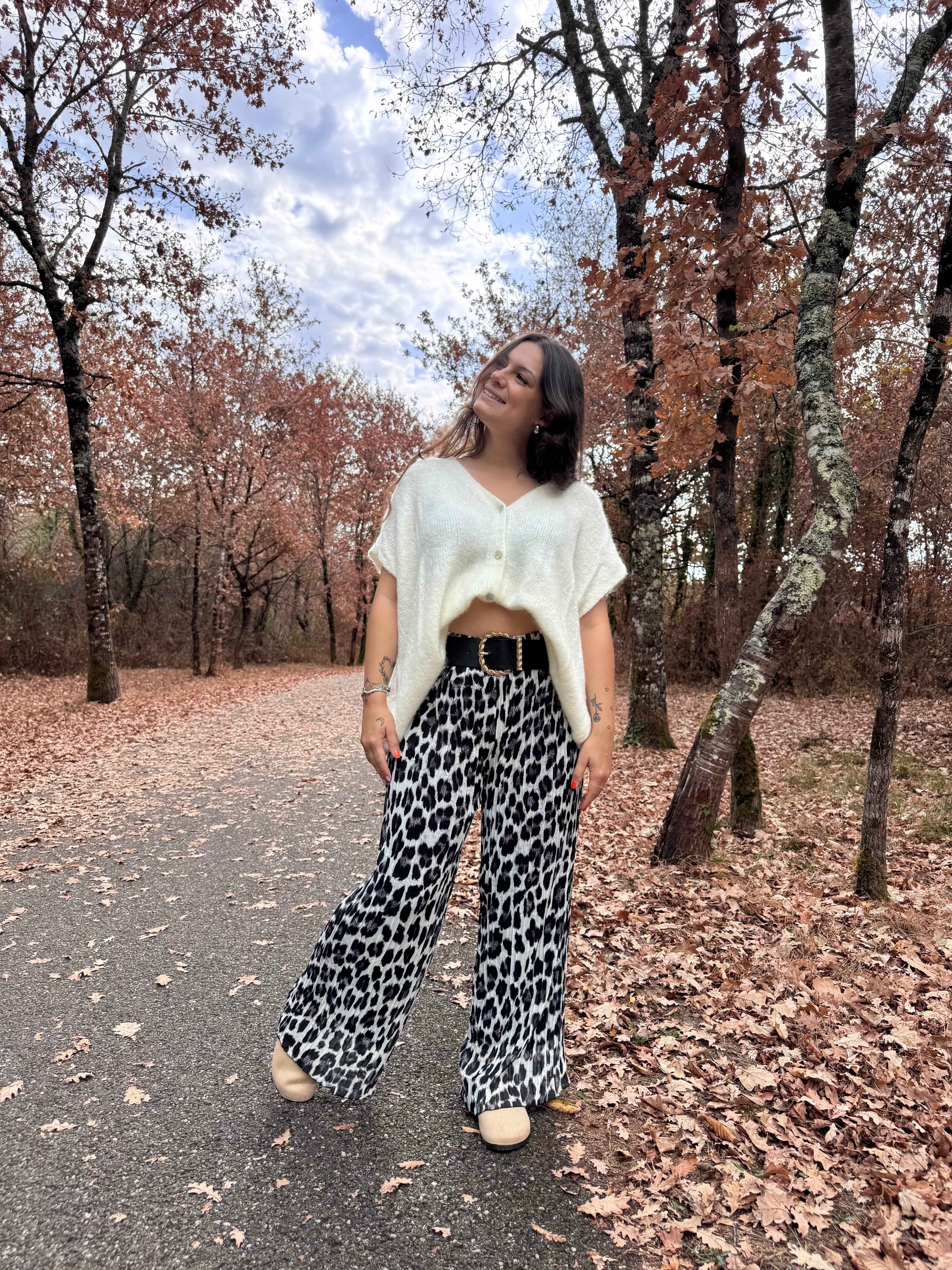 PANTALON LOLA LÉOPARD