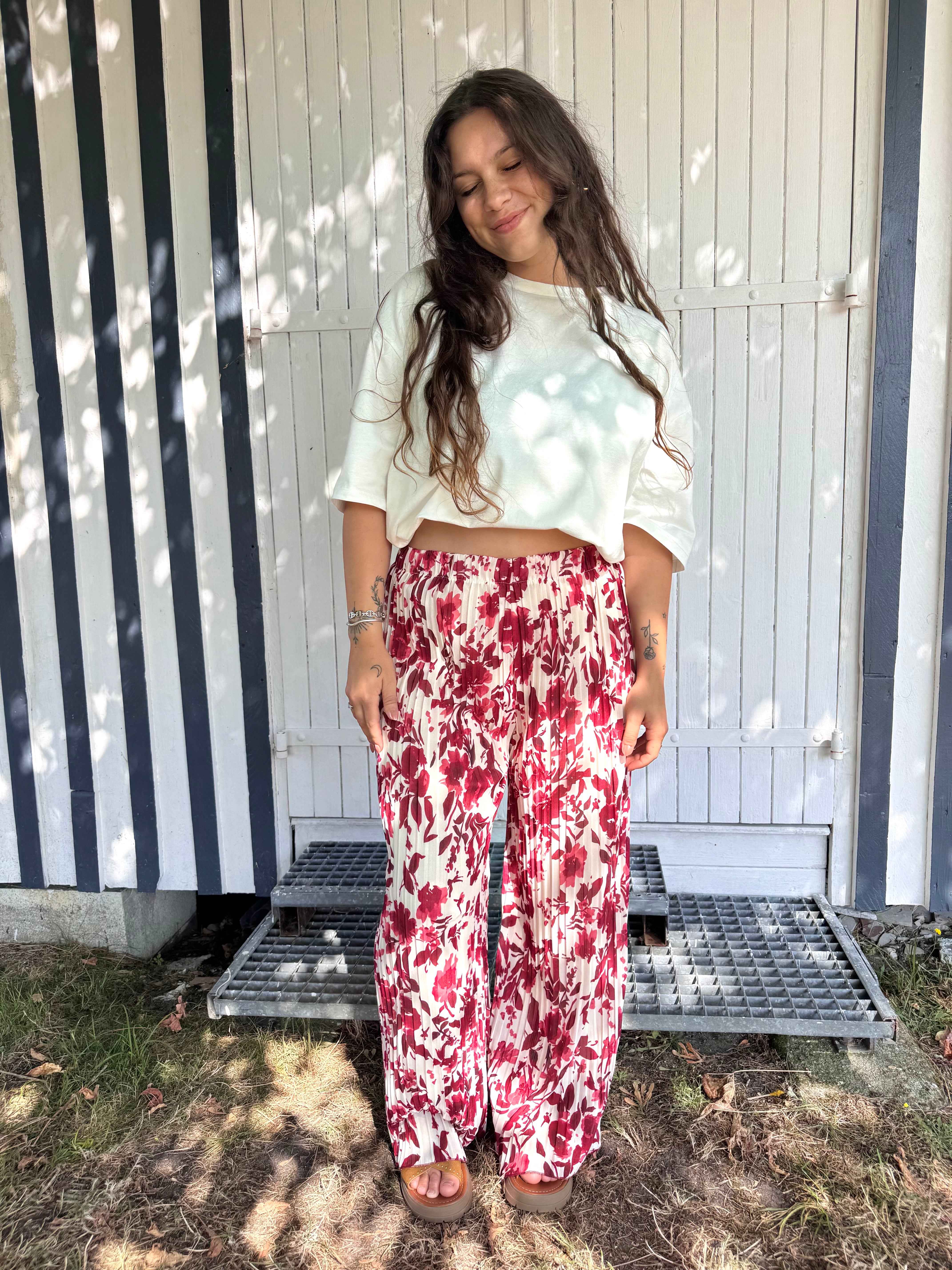 PANTALON LOLA BORDEAUX