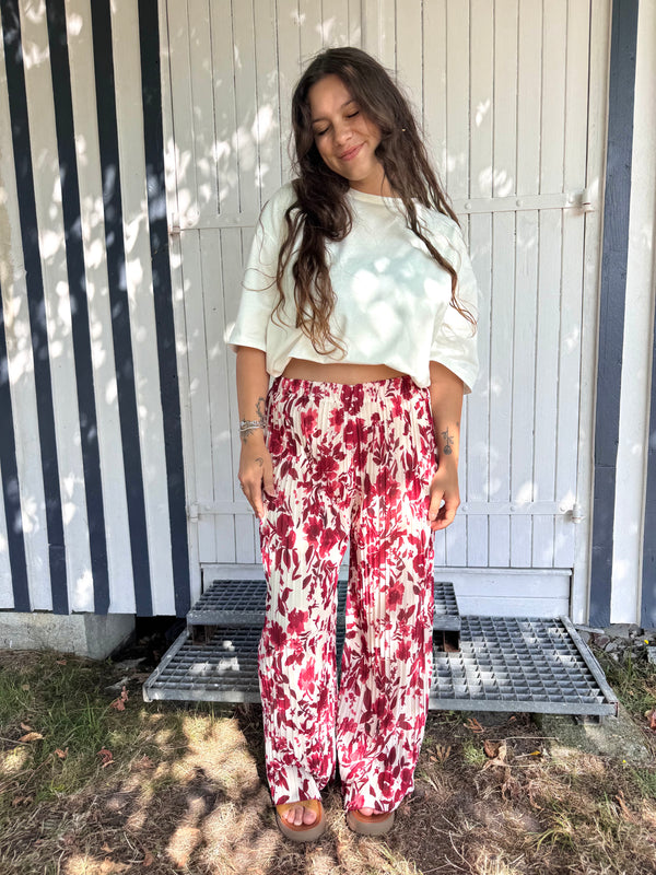 PANTALON LOLA BORDEAUX