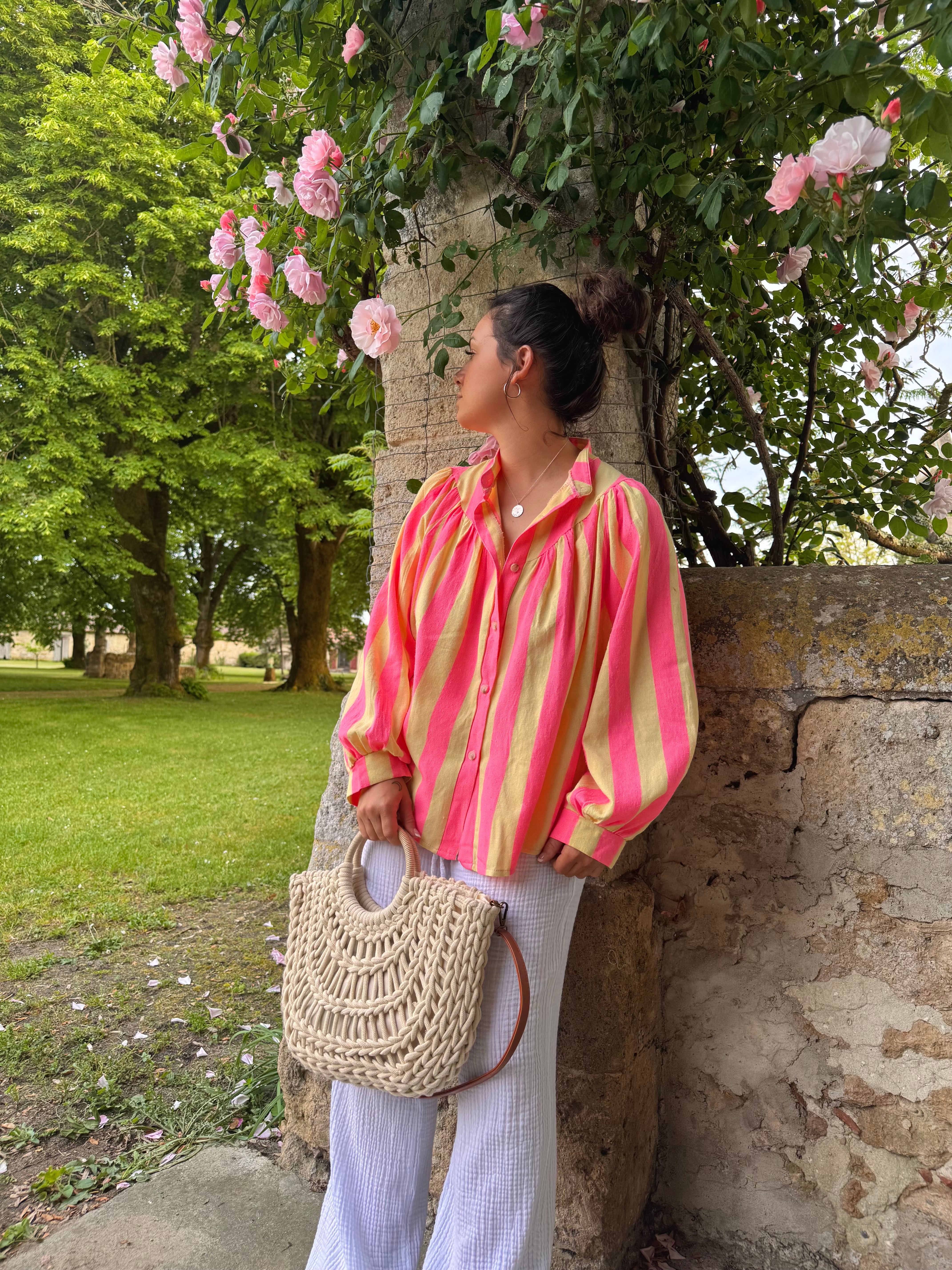 BLOUSE PROVENCE JAUNE