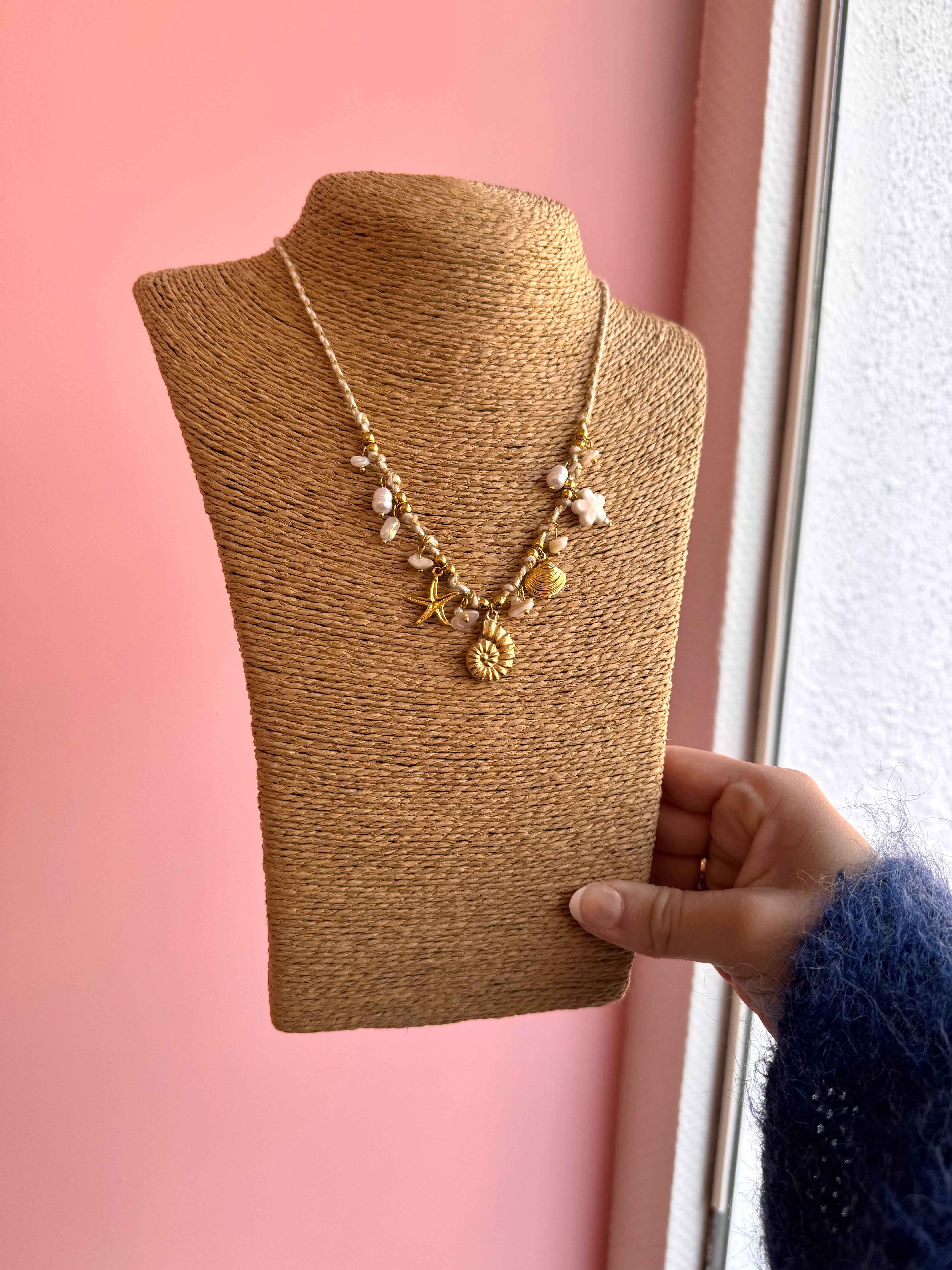 COLLIER COQUILLAGE DORÉ