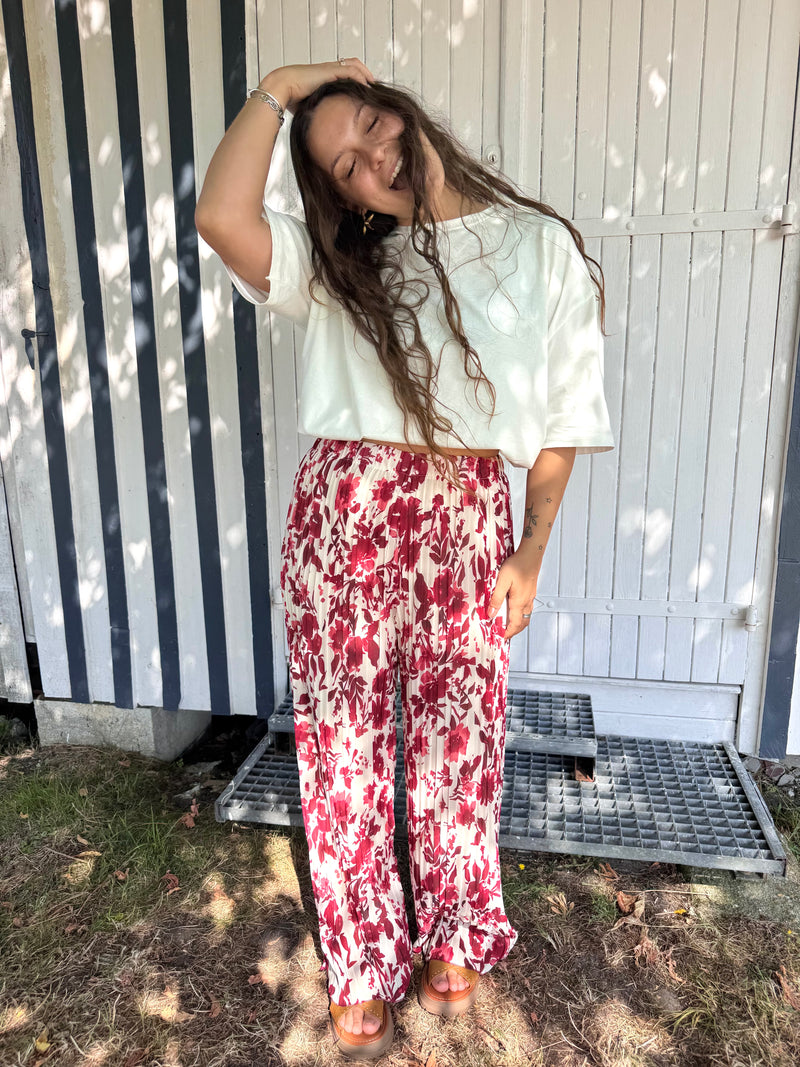 PANTALON LOLA BORDEAUX