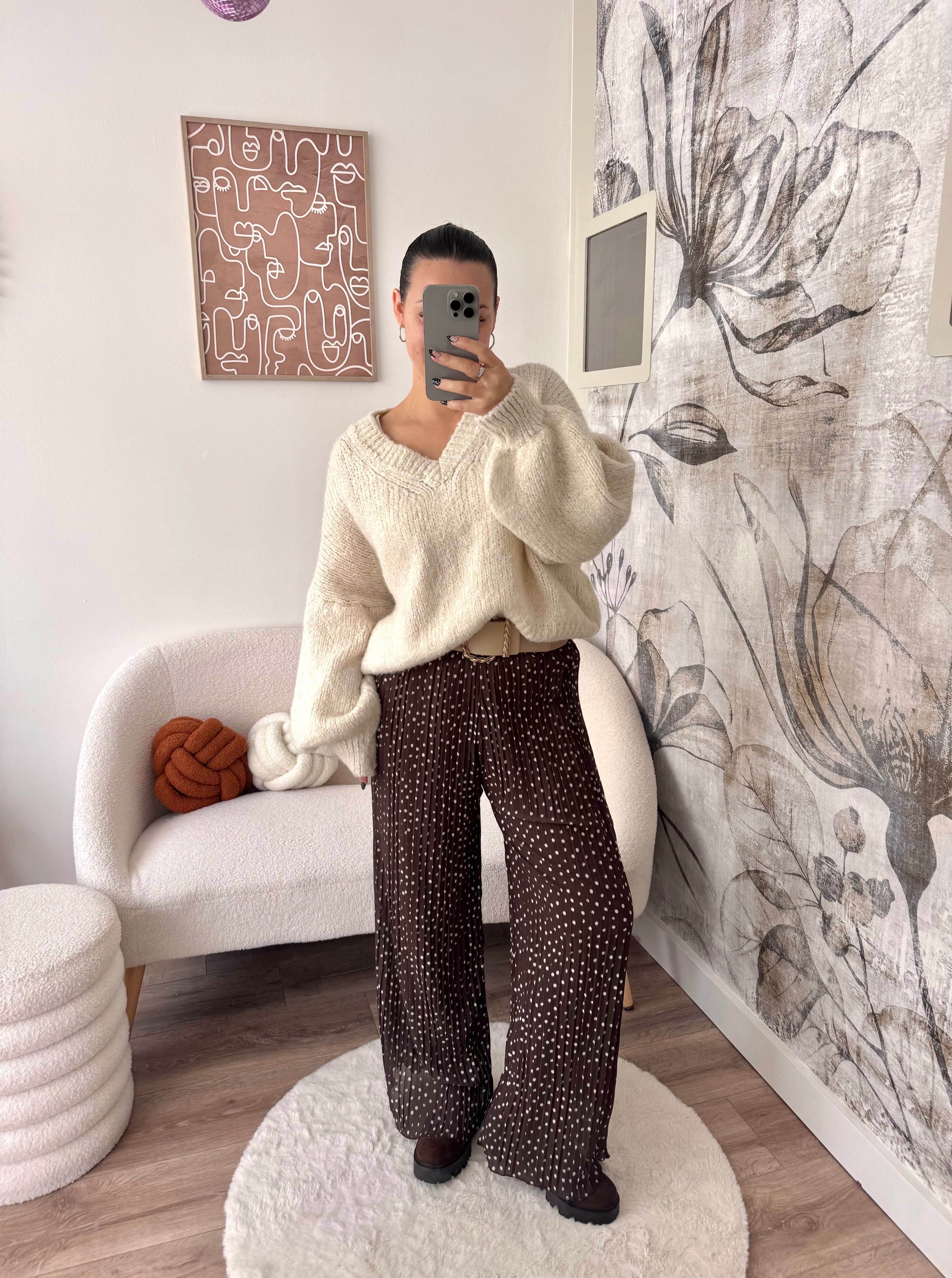 PANTALON LOLA À POIS