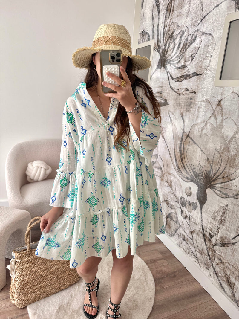ROBE TURQUOISE