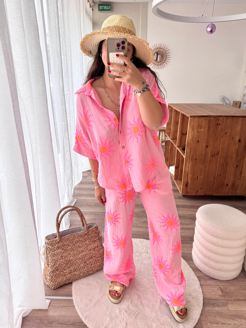 ENSEMBLE ROSE SOLEIL