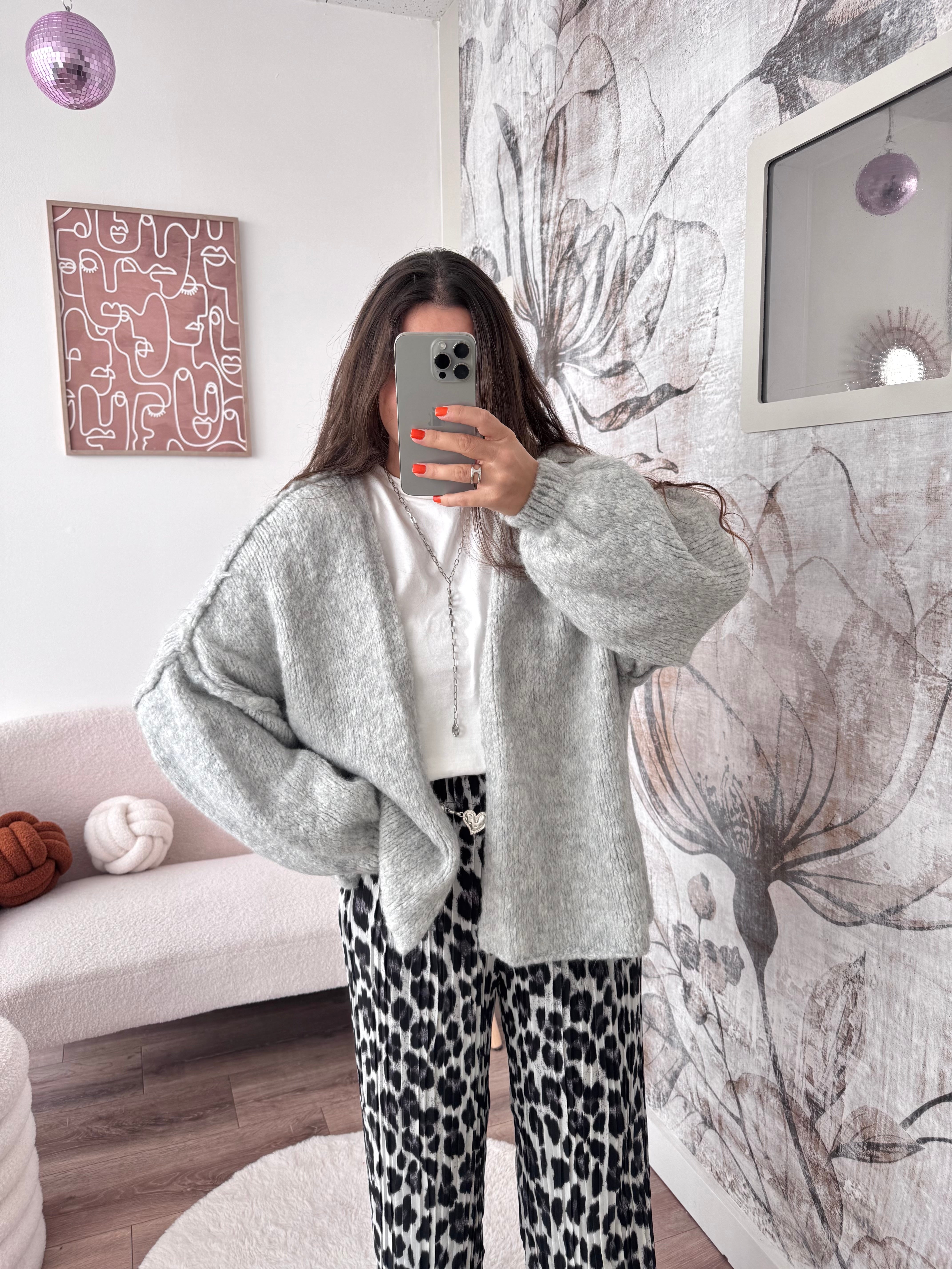 VESTE LÉA GRIS