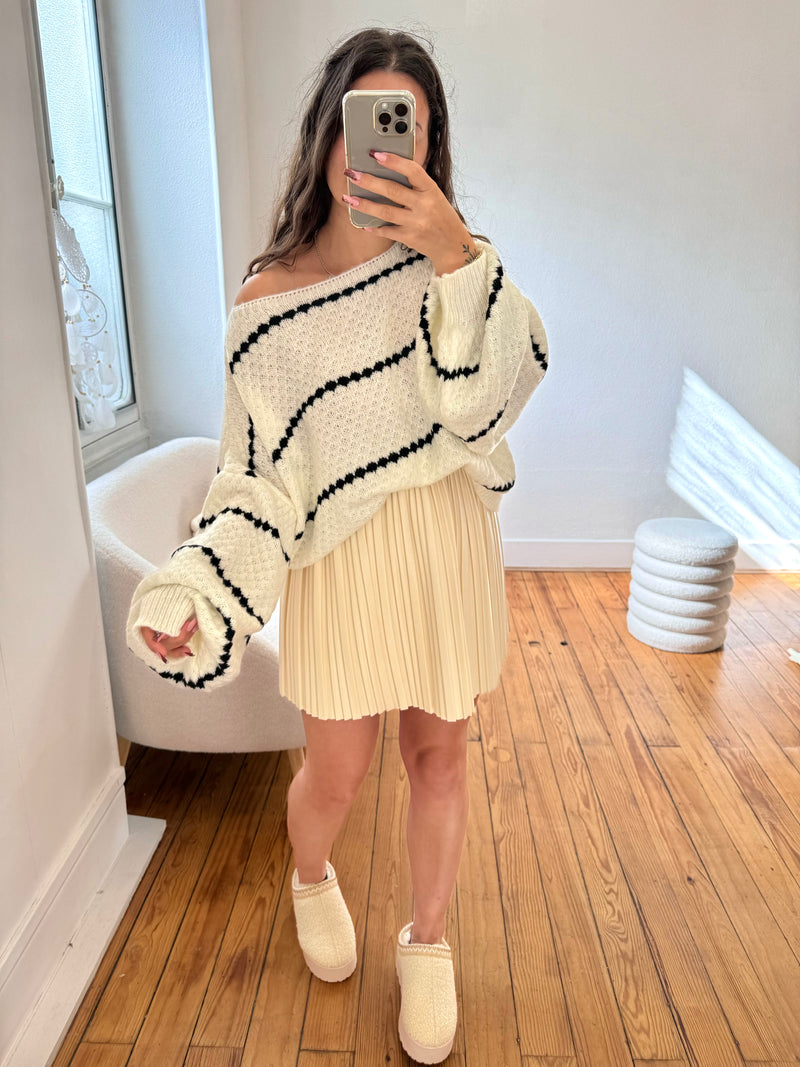 JUPE BEIGE