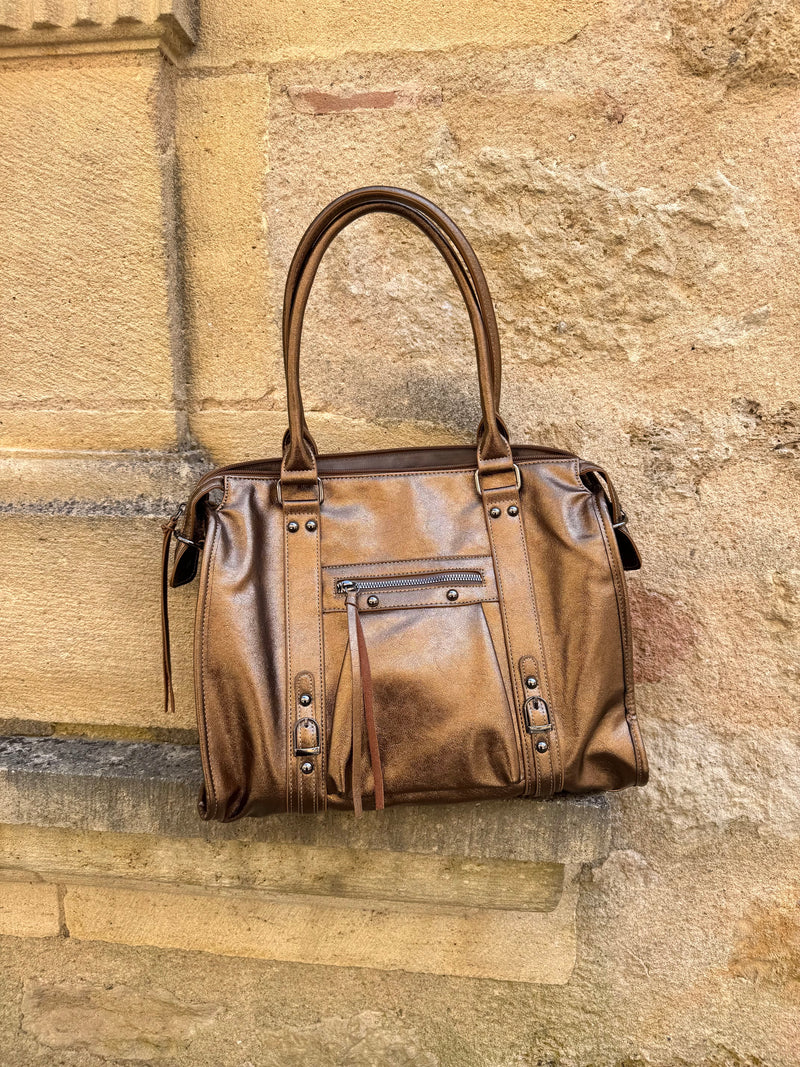 SAC LOUISE XXL BRONZE