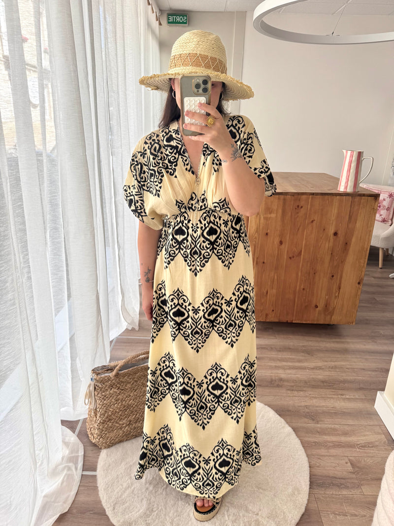 ROBE LONGUE BOHÈME NOIR